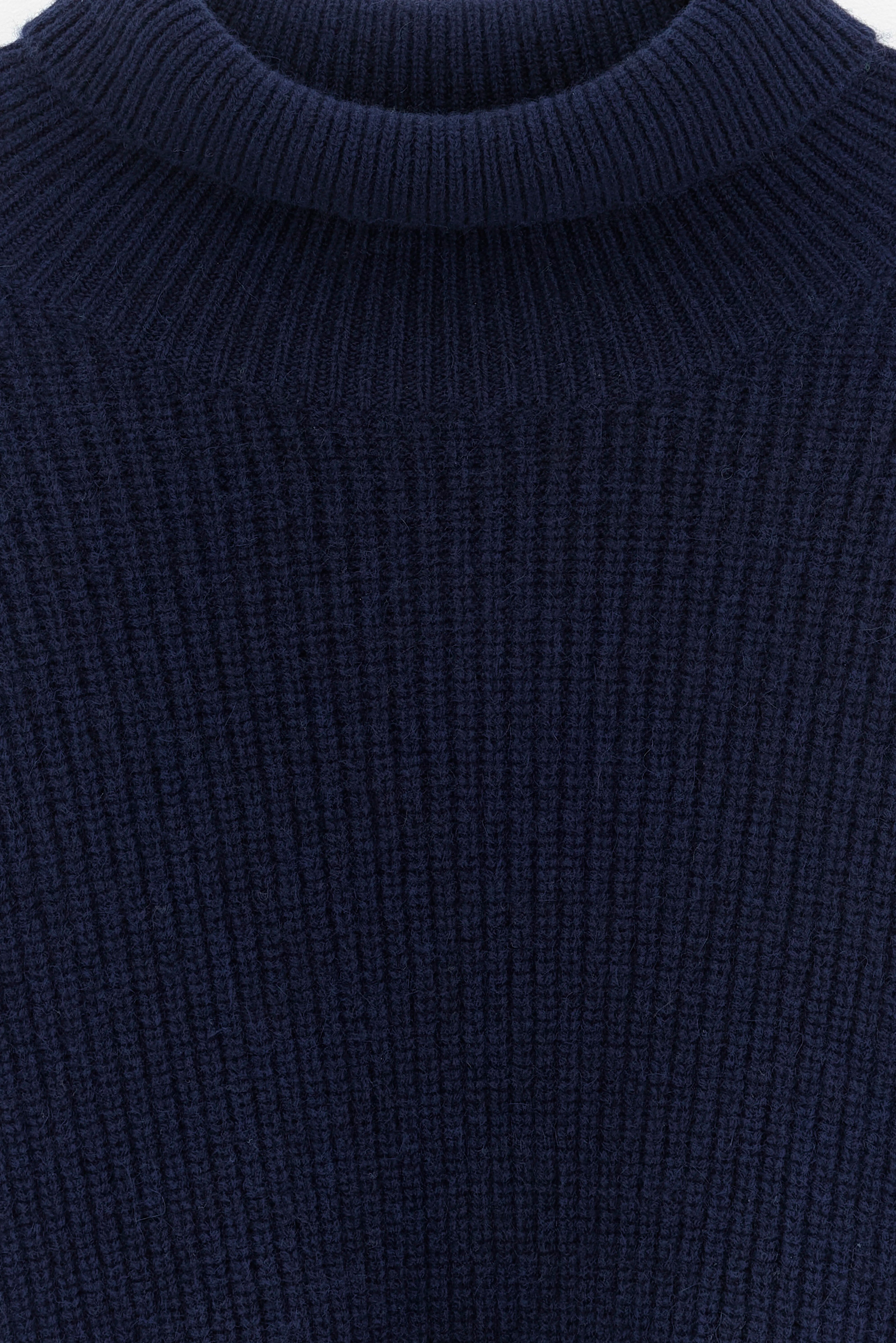 Synin Funnel Neck Cashmere Sweater - Navy For Women | Bellerose