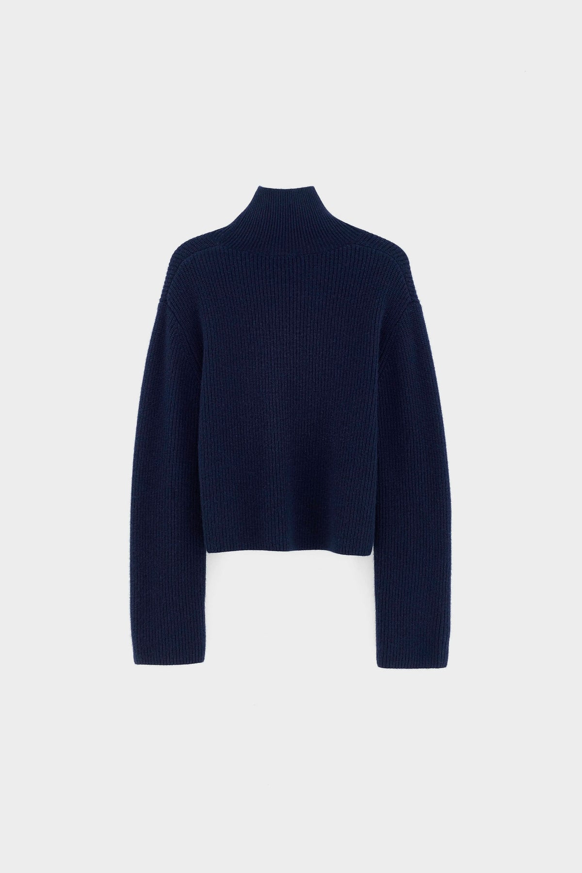 Synin Funnel Neck Cashmere Sweater - Navy For Women | Bellerose