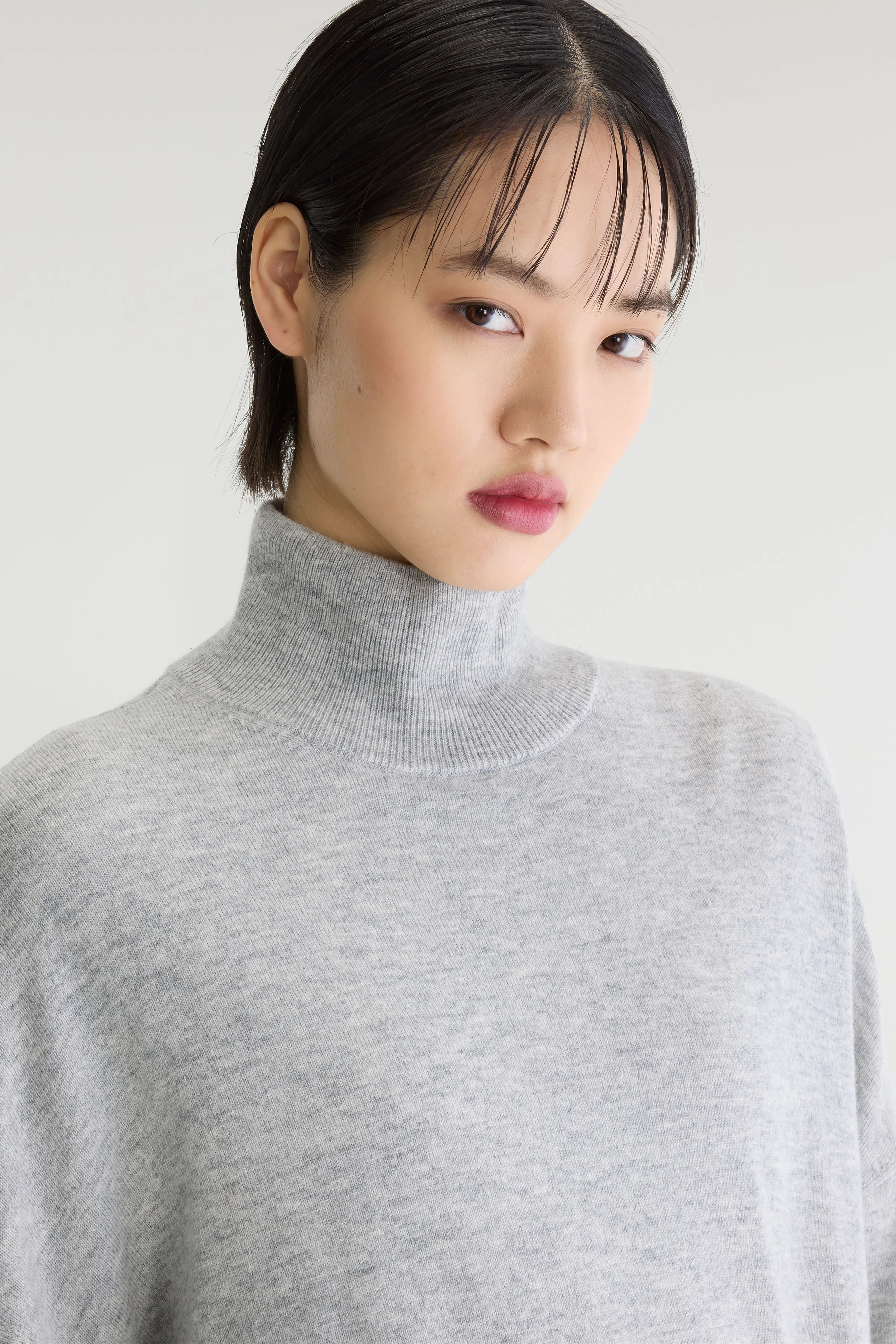 Pull À Col Cheminée Sonys - Light grey Pour Femme | Bellerose
