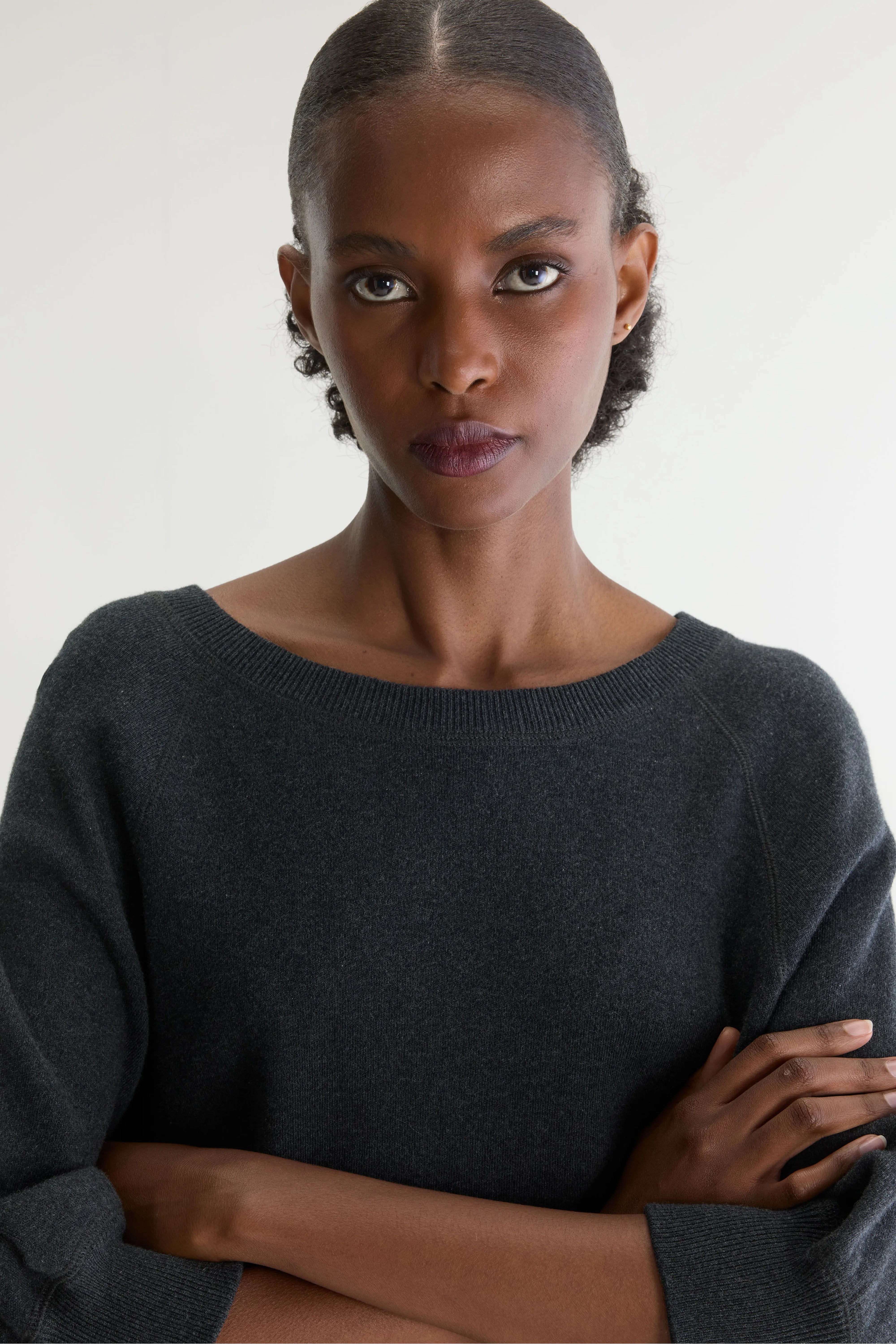 Anglet Crewneck Sweater - Anthracite For Women | Bellerose