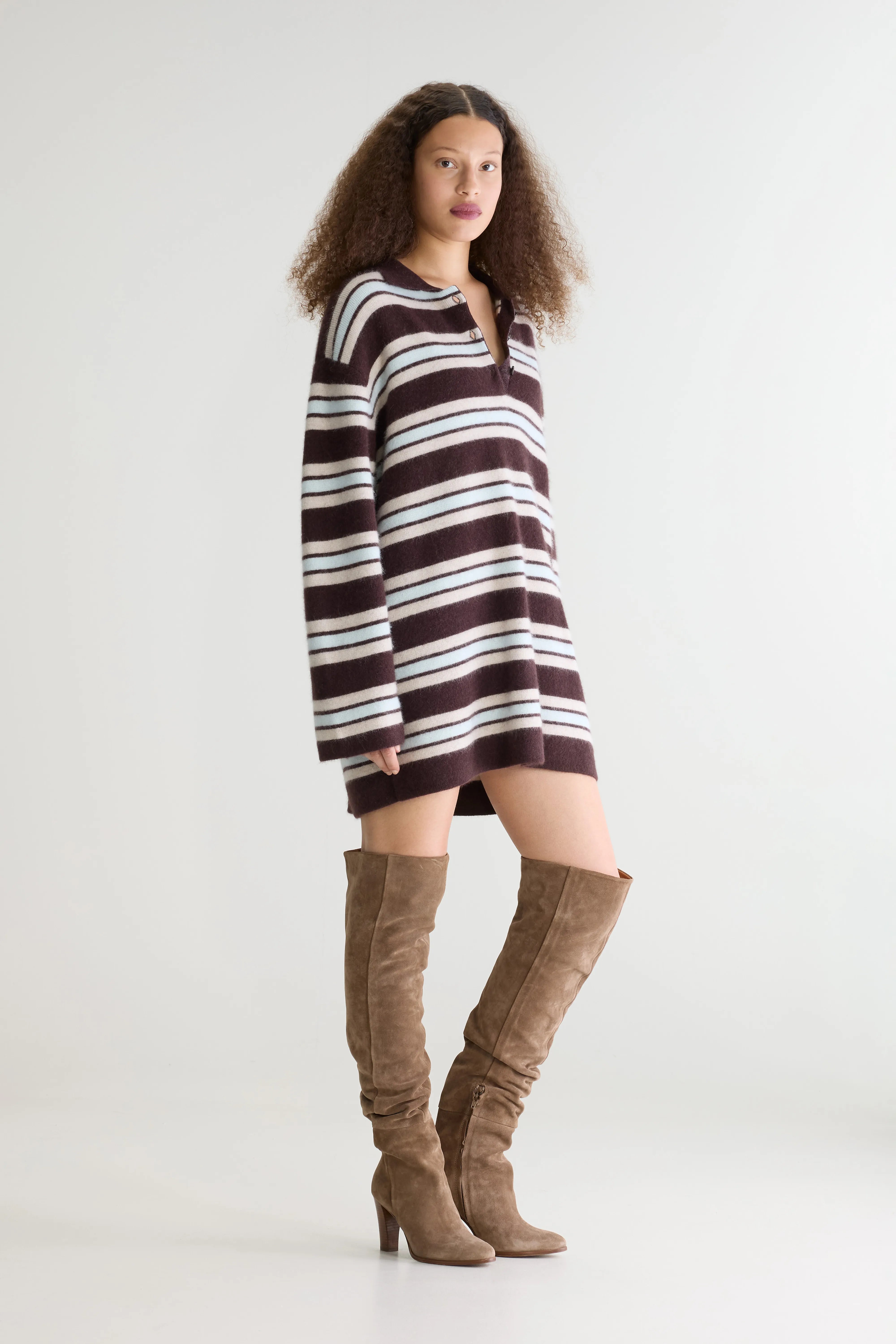 Dusor gestreepte polojurk (262 / W / STRIPE A)