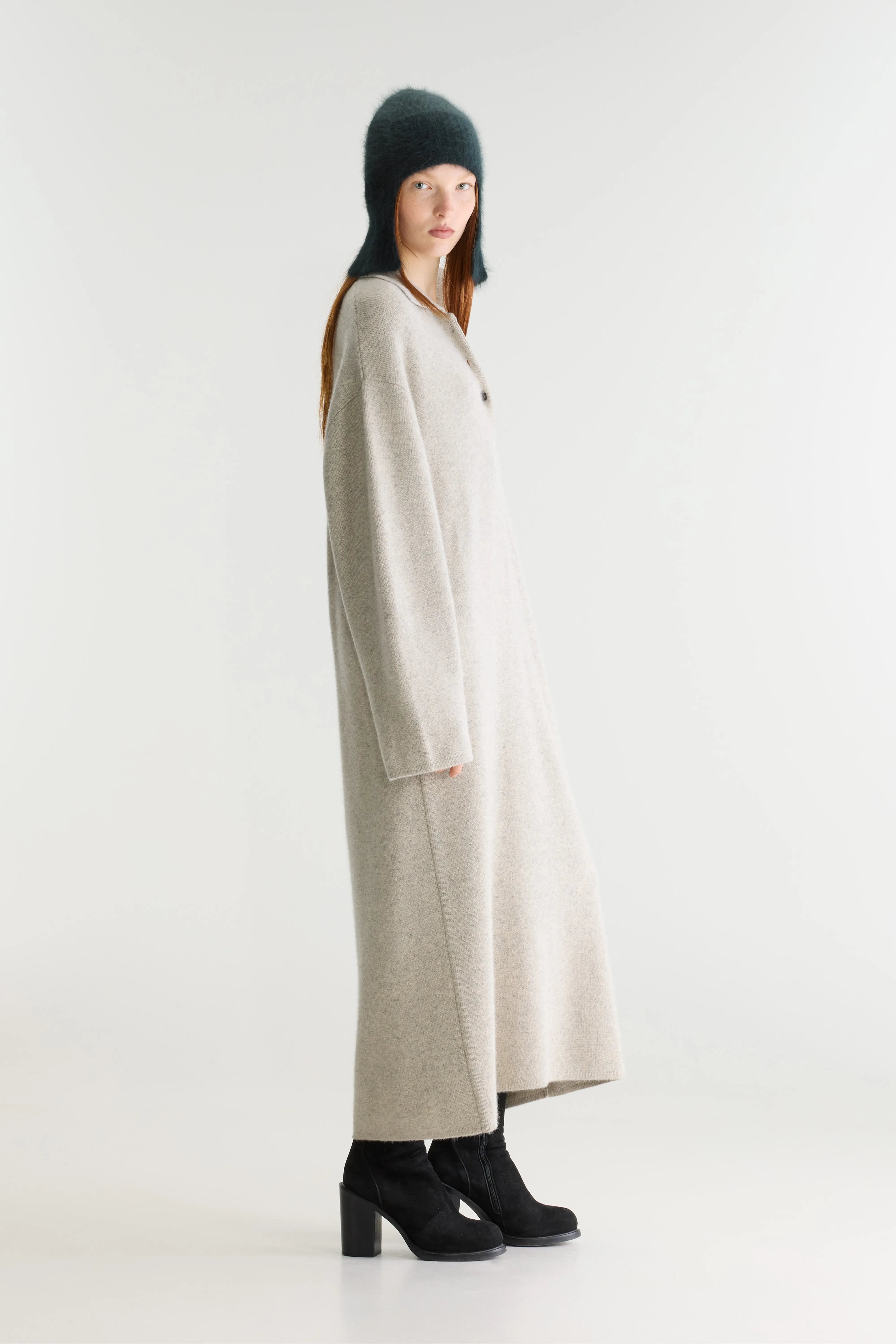 Duslo midi polojurk (262 / W / LIGHT GREY)