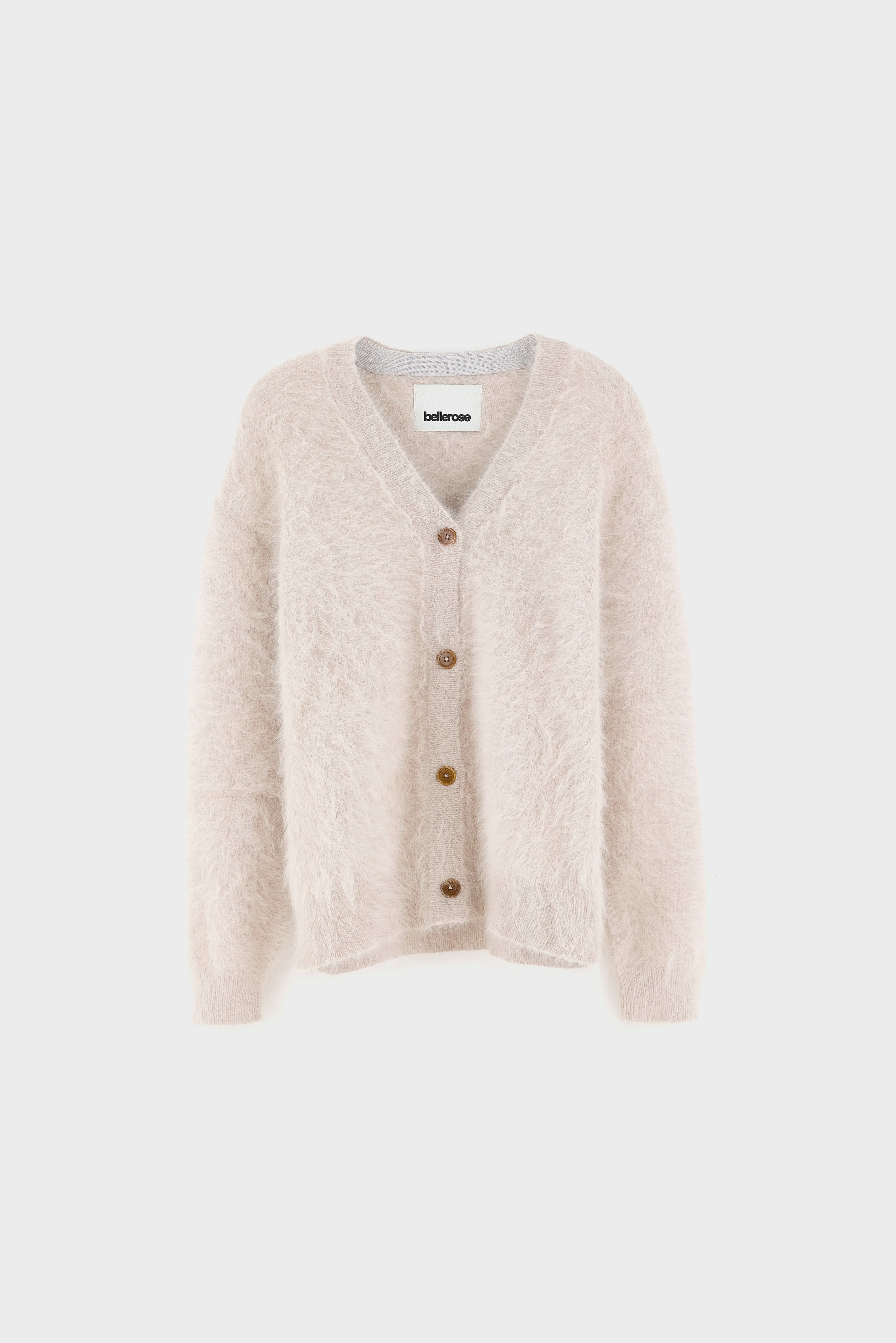 Cardigan en angora mélangé Datura (262 / W / LIGHT GREY)