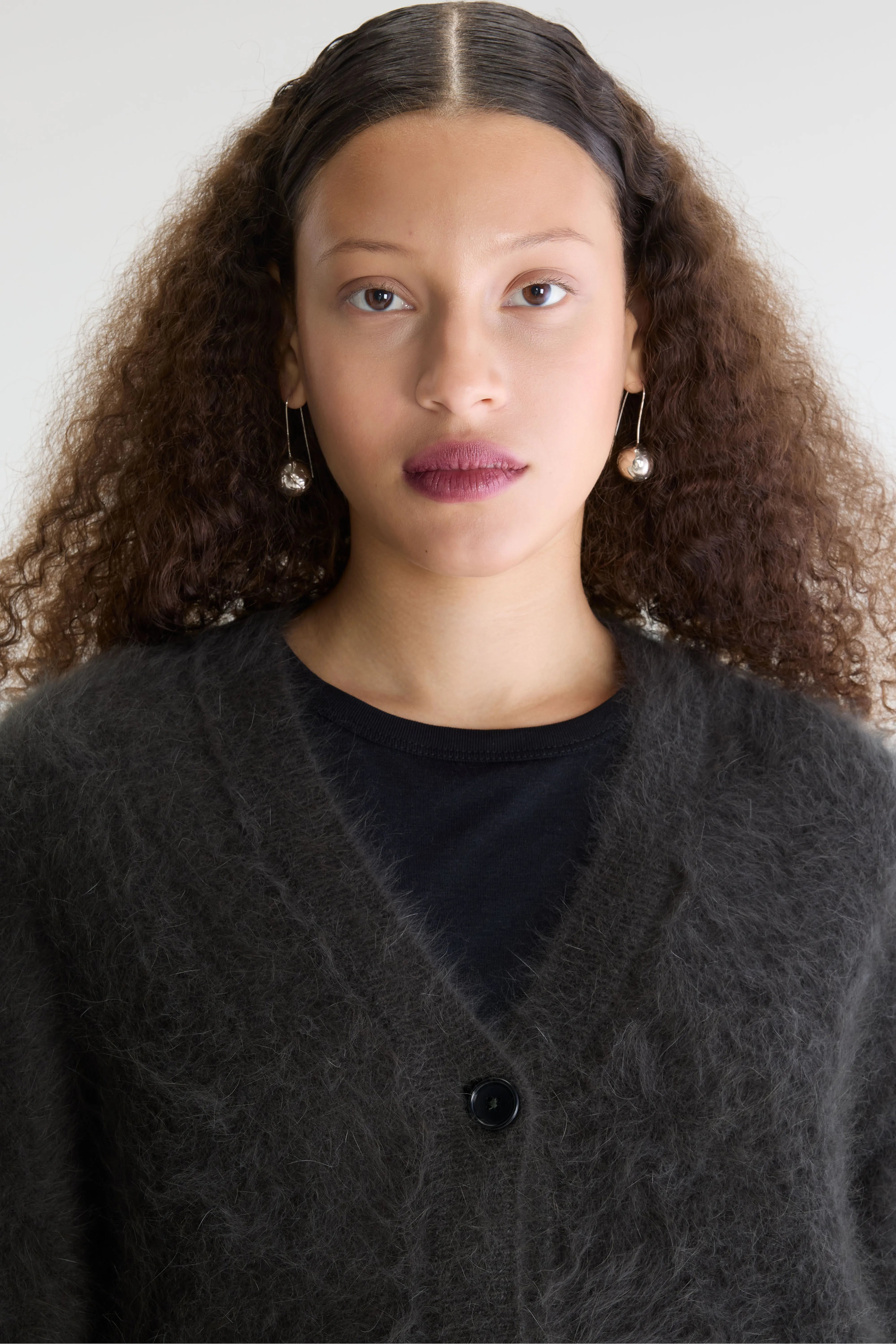 Cardigan en angora mélangé Datura (262 / W / PIRATE)