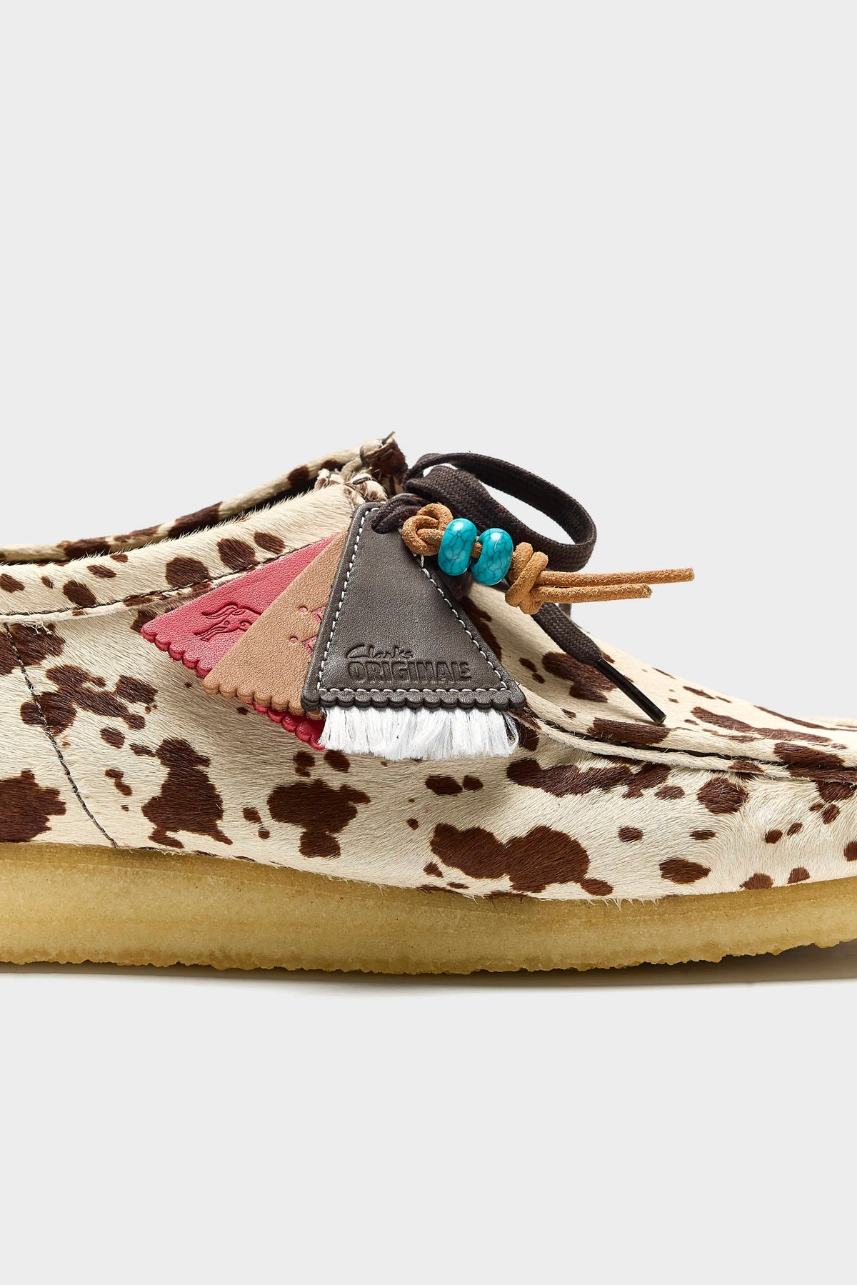 Wallabee Brown Cow Print for Men (262 / M / BROWN)