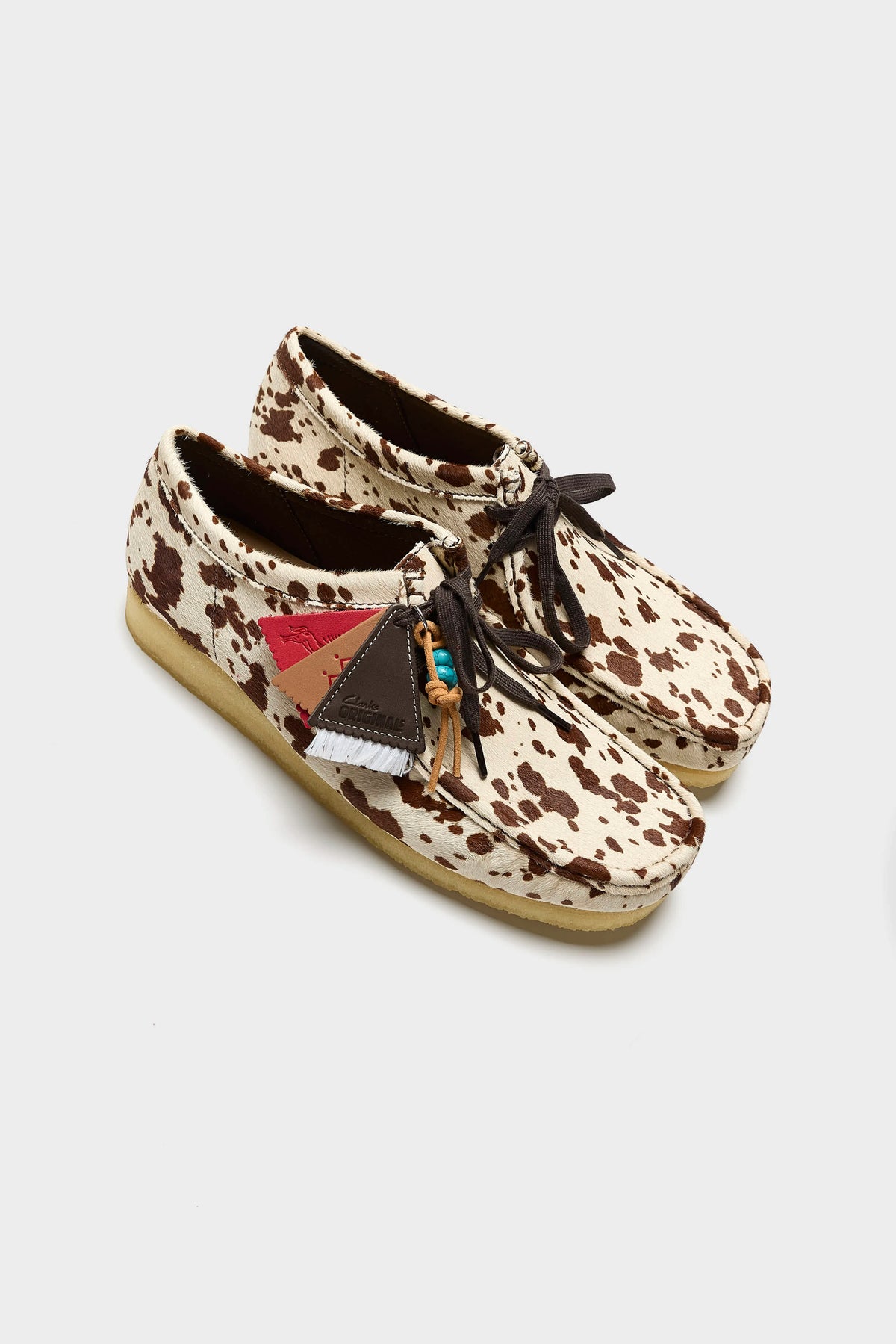 Wallabee Brown Cow Print for Men (262 / M / BROWN)