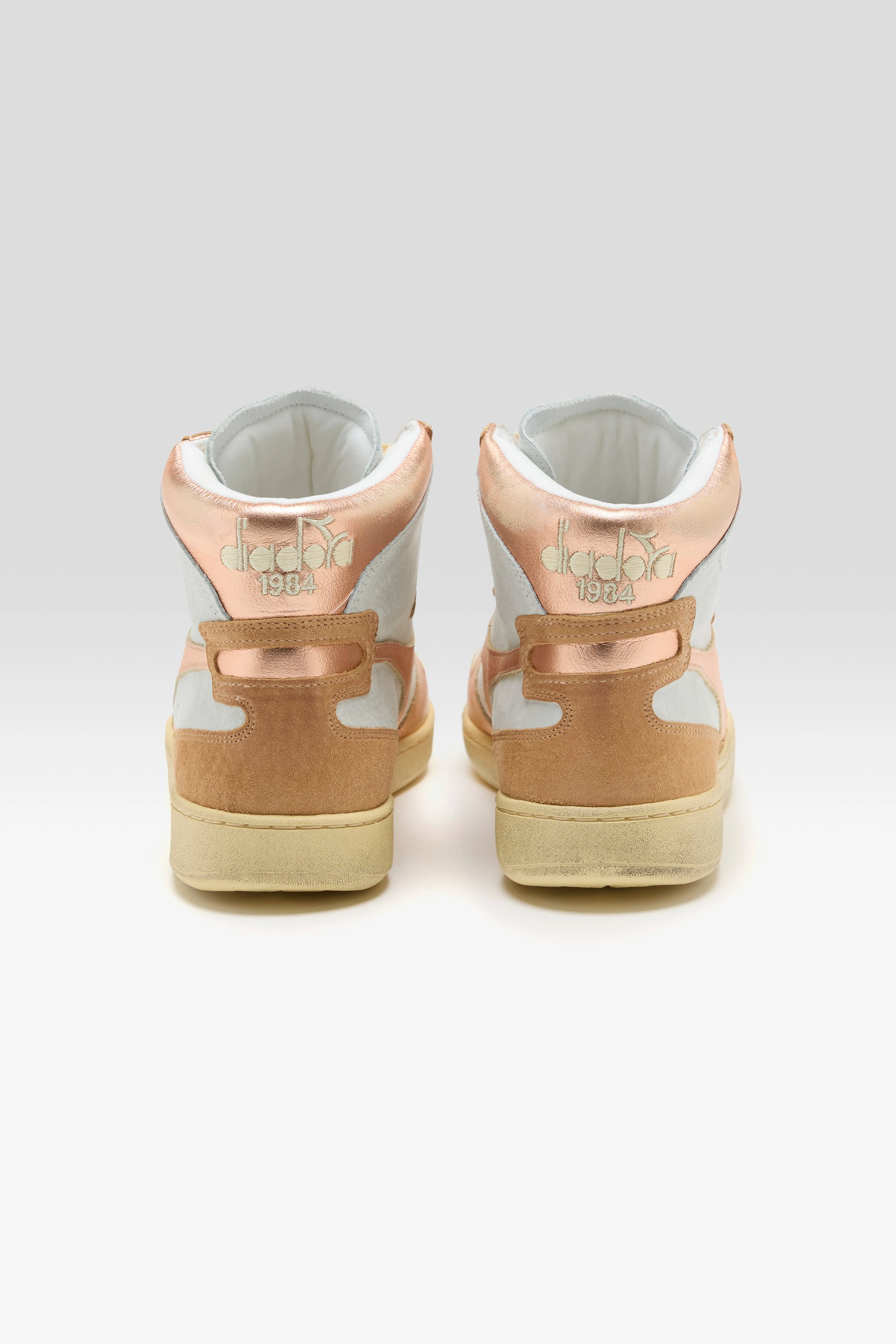 Mi Basket Metal Pigskin Used voor Vrouwen (261 / W / PINK GOLD)