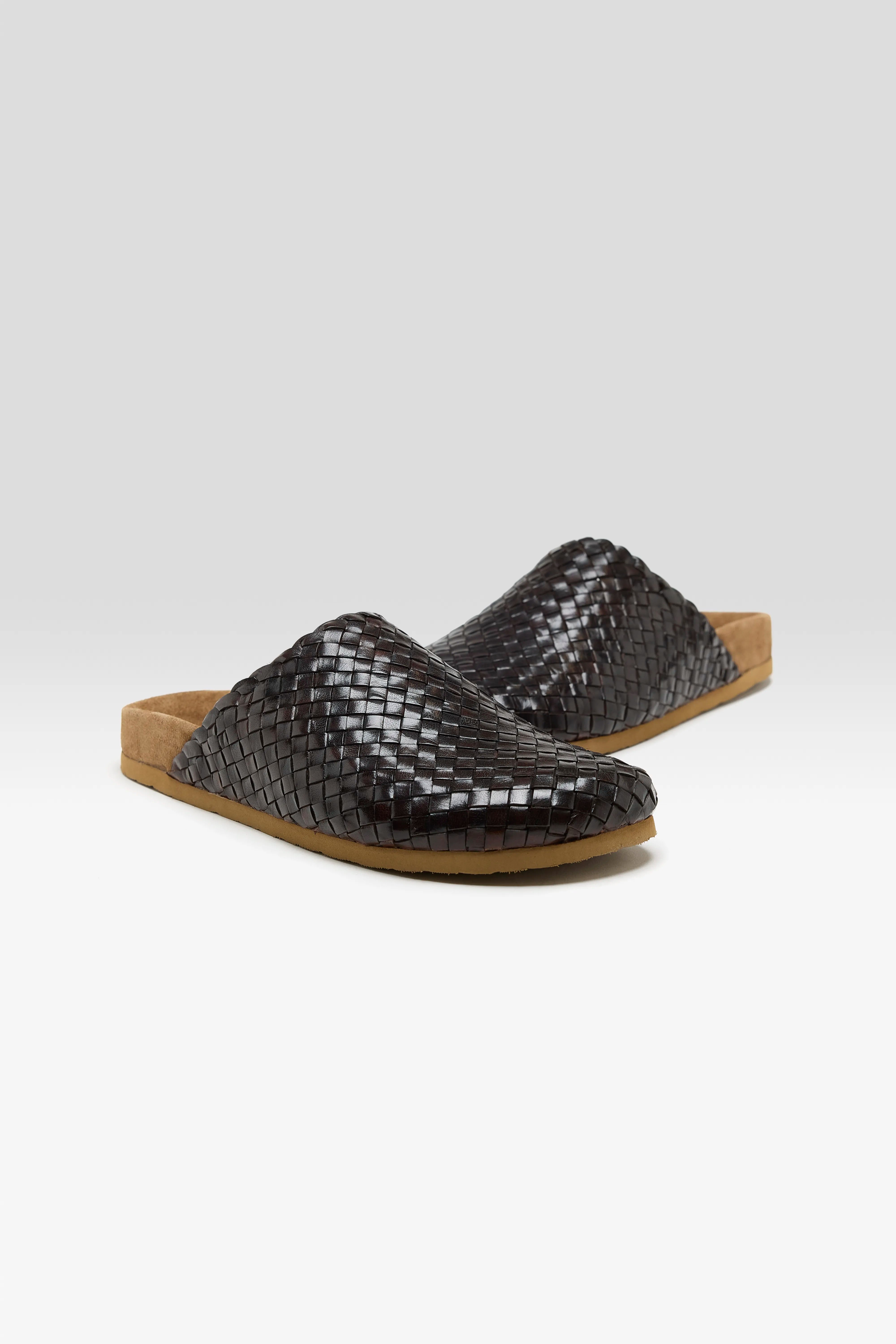 Woven Leather Mule Sandals Voor Dames | Bellerose