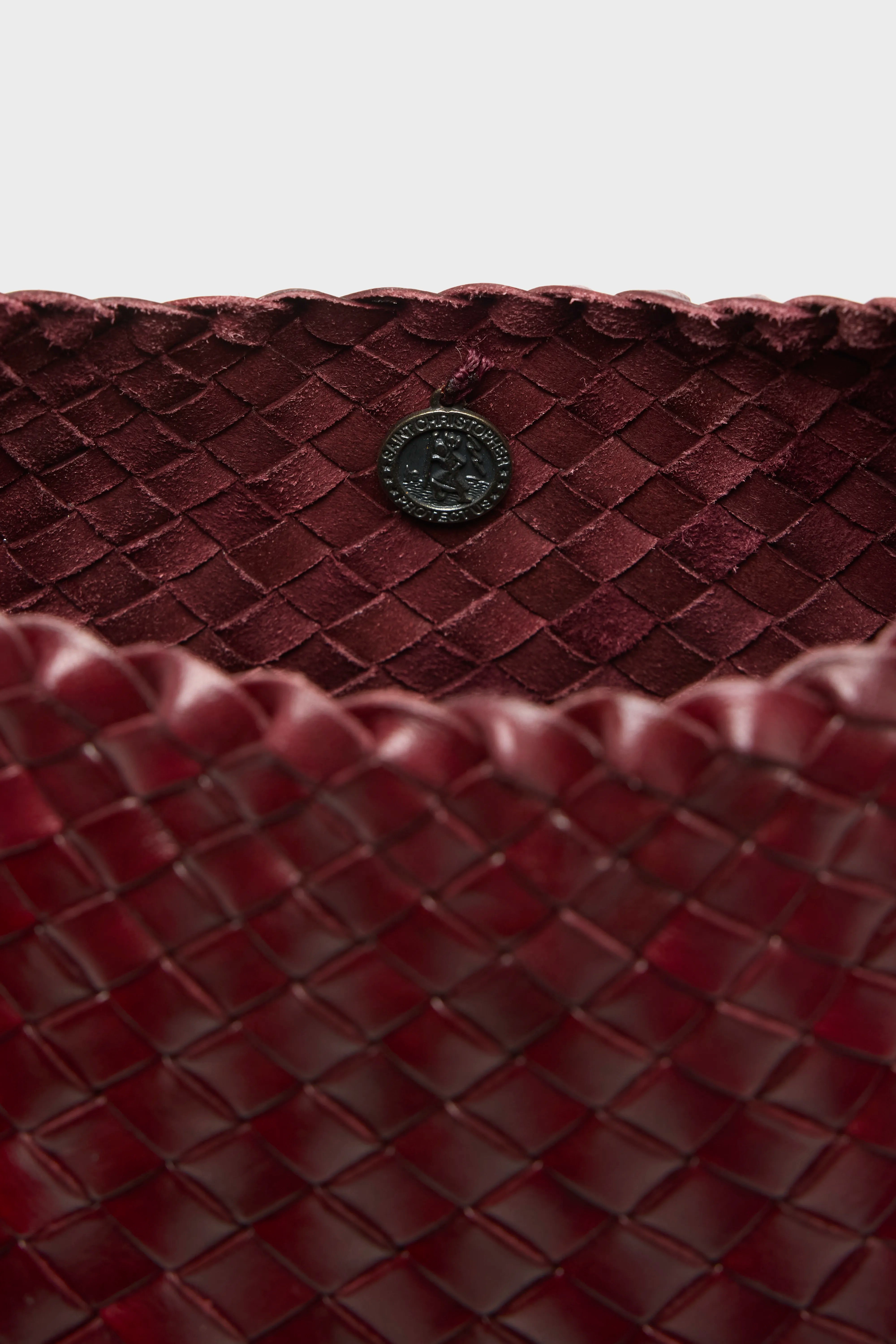 Rosanna Bordo Woven Leather Bag Voor Dames | Bellerose