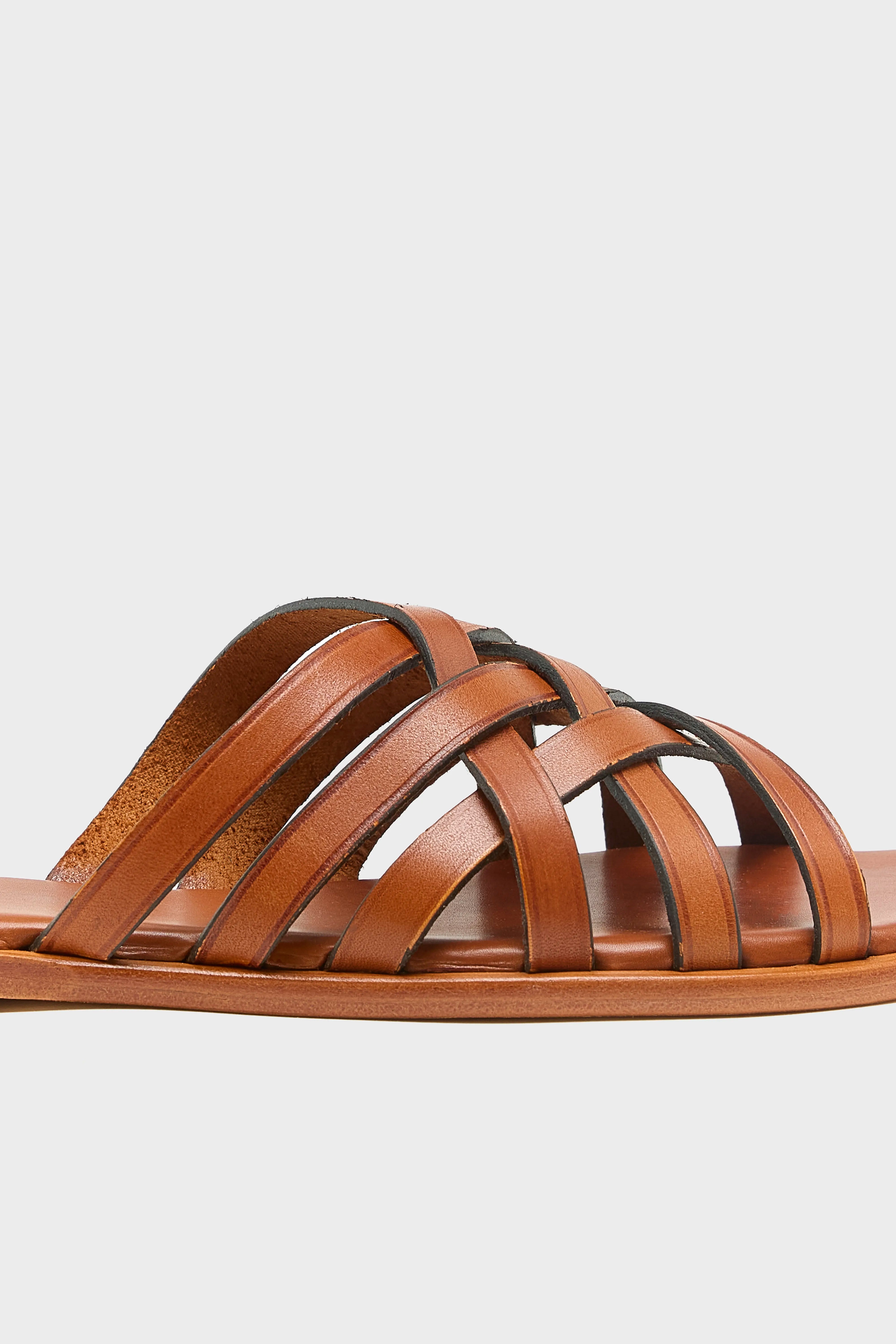 Cross Leren Sandalen  (261 / W / BROWN)