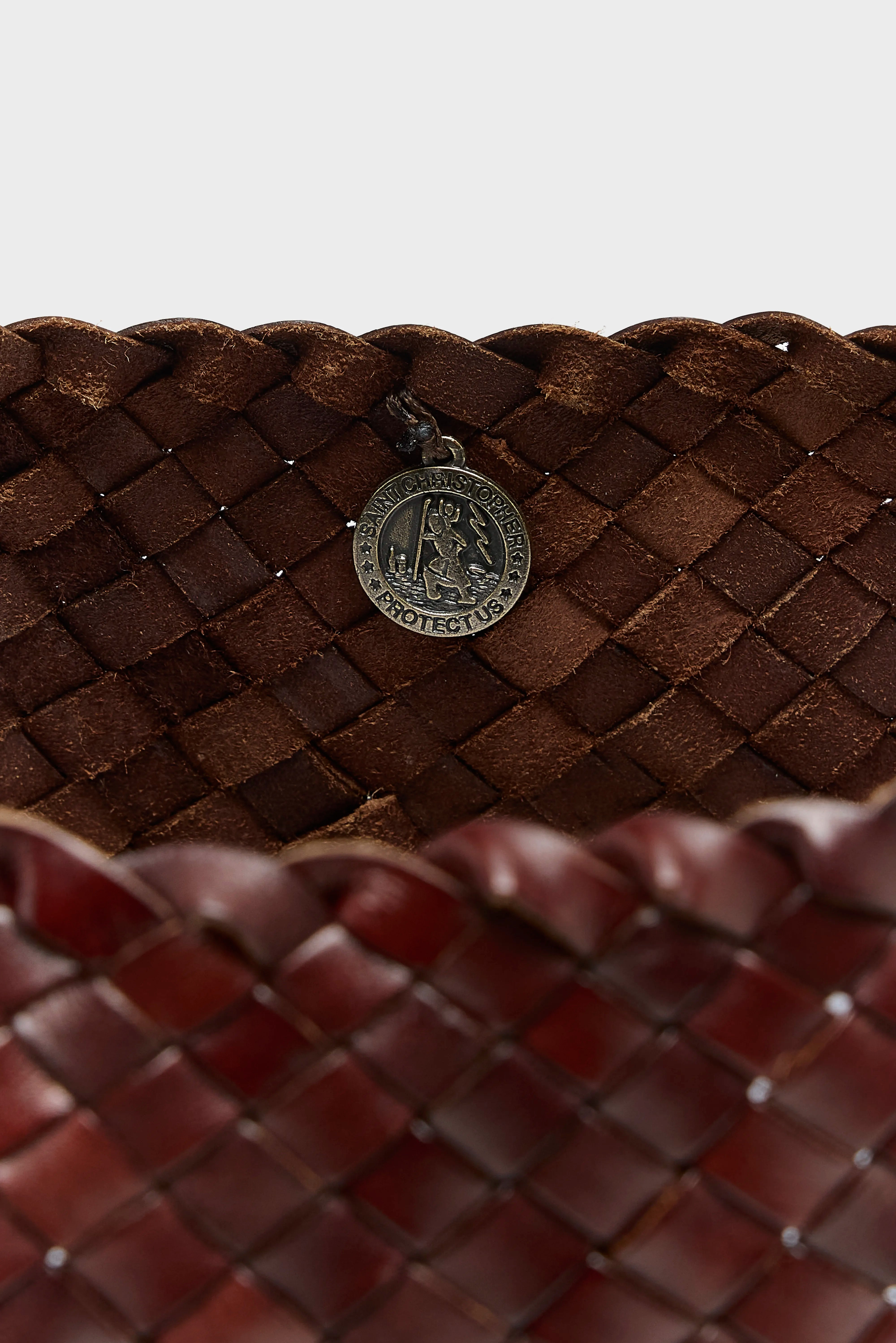 Santa Croce Big Woven Leather Bag For Women | Bellerose