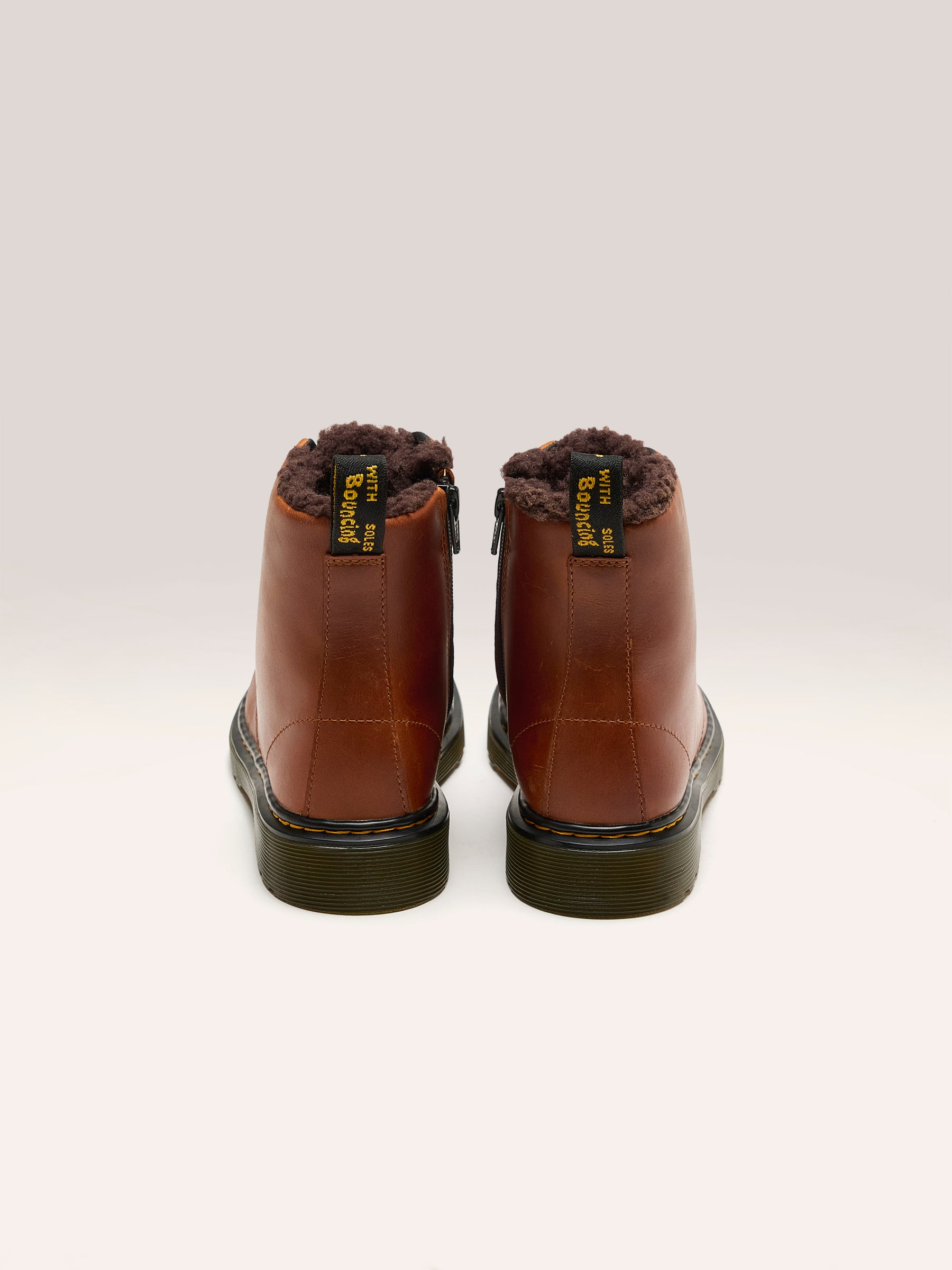 1460 Serena Lederen Laarzen voor Juniors (242 / G / DARK BROWN)