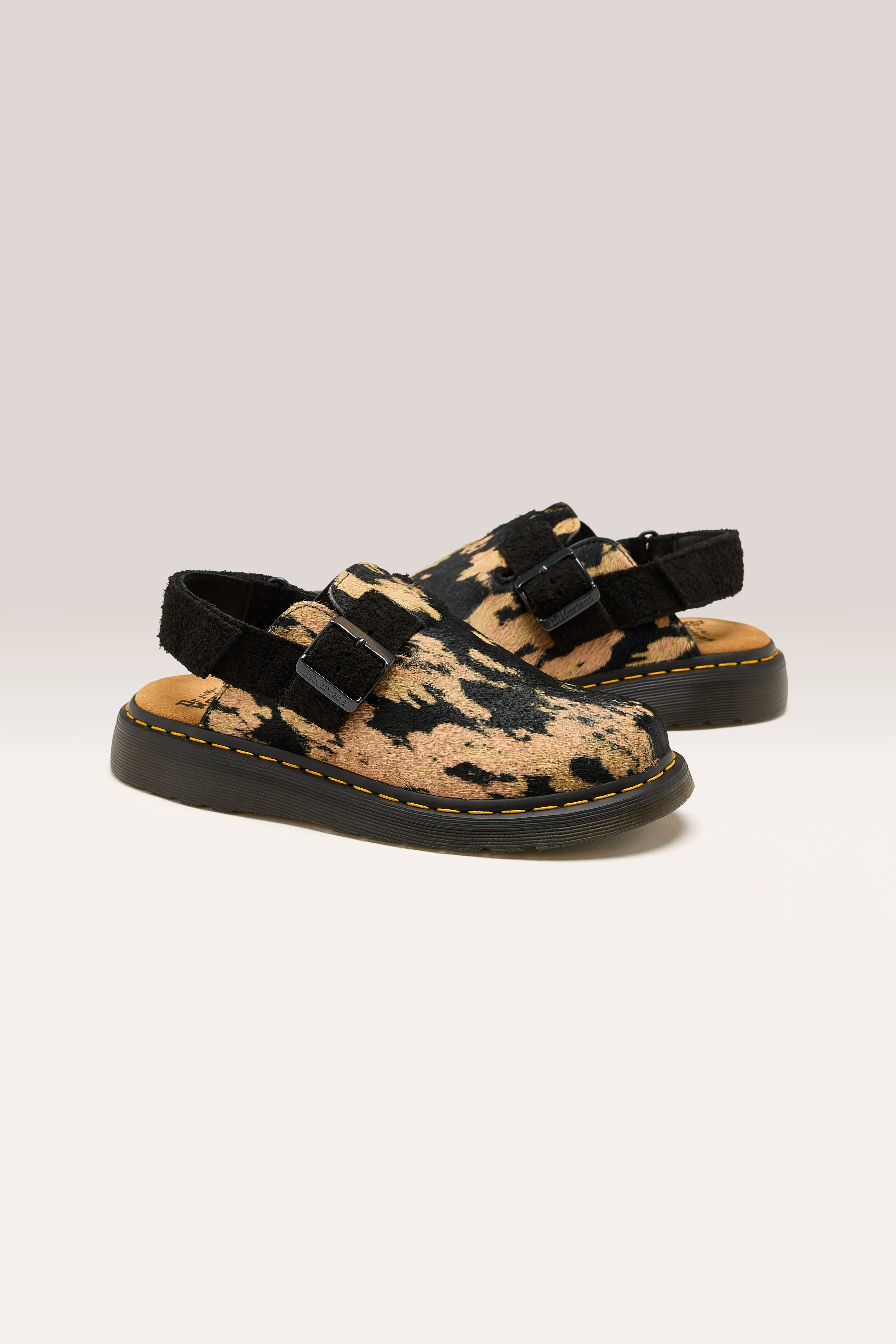 Jorge Ii Contrast Hair-on Mules For Women Voor Dames | Bellerose