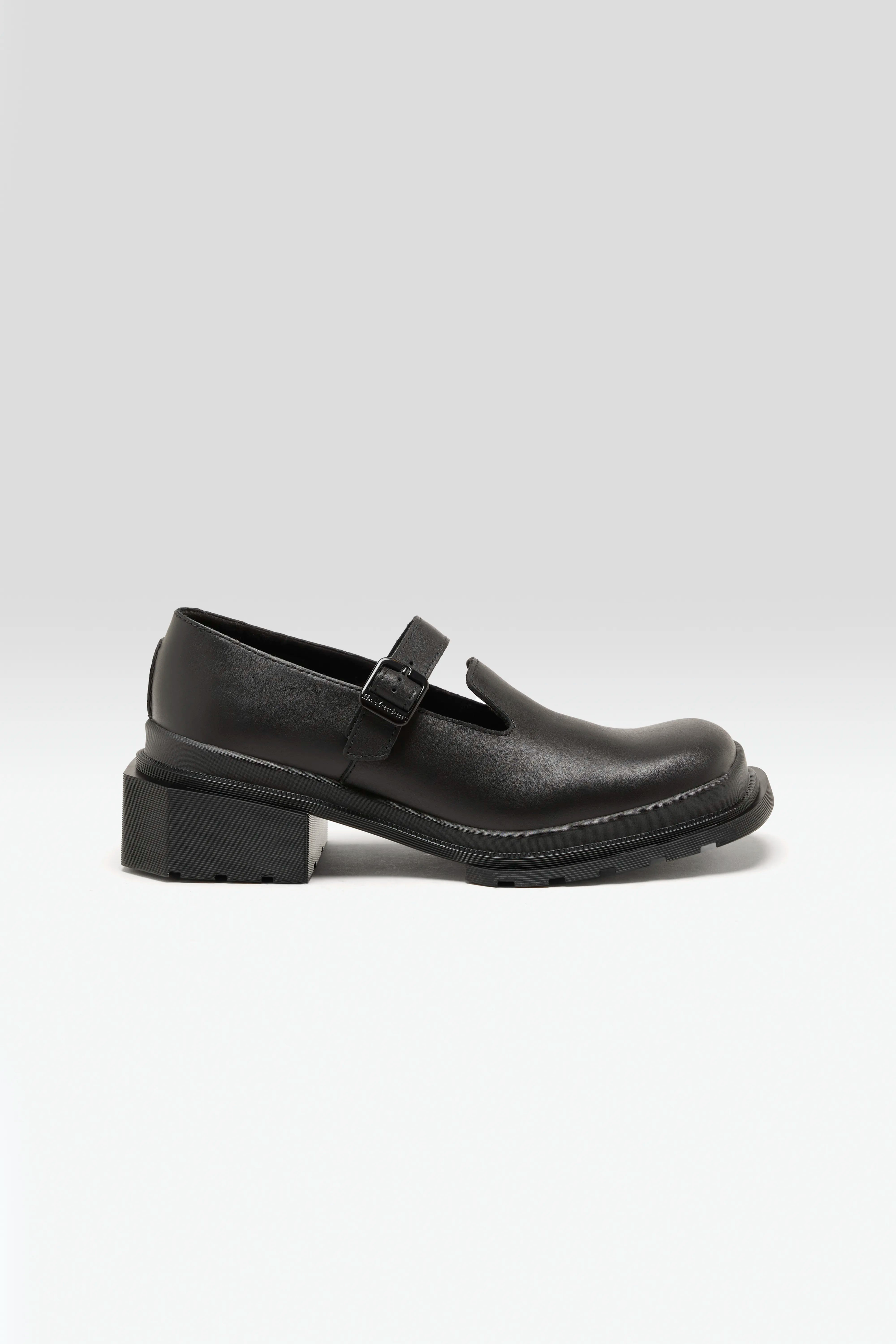 Maybole Square Toe Leather Mary Janes For Women | Bellerose