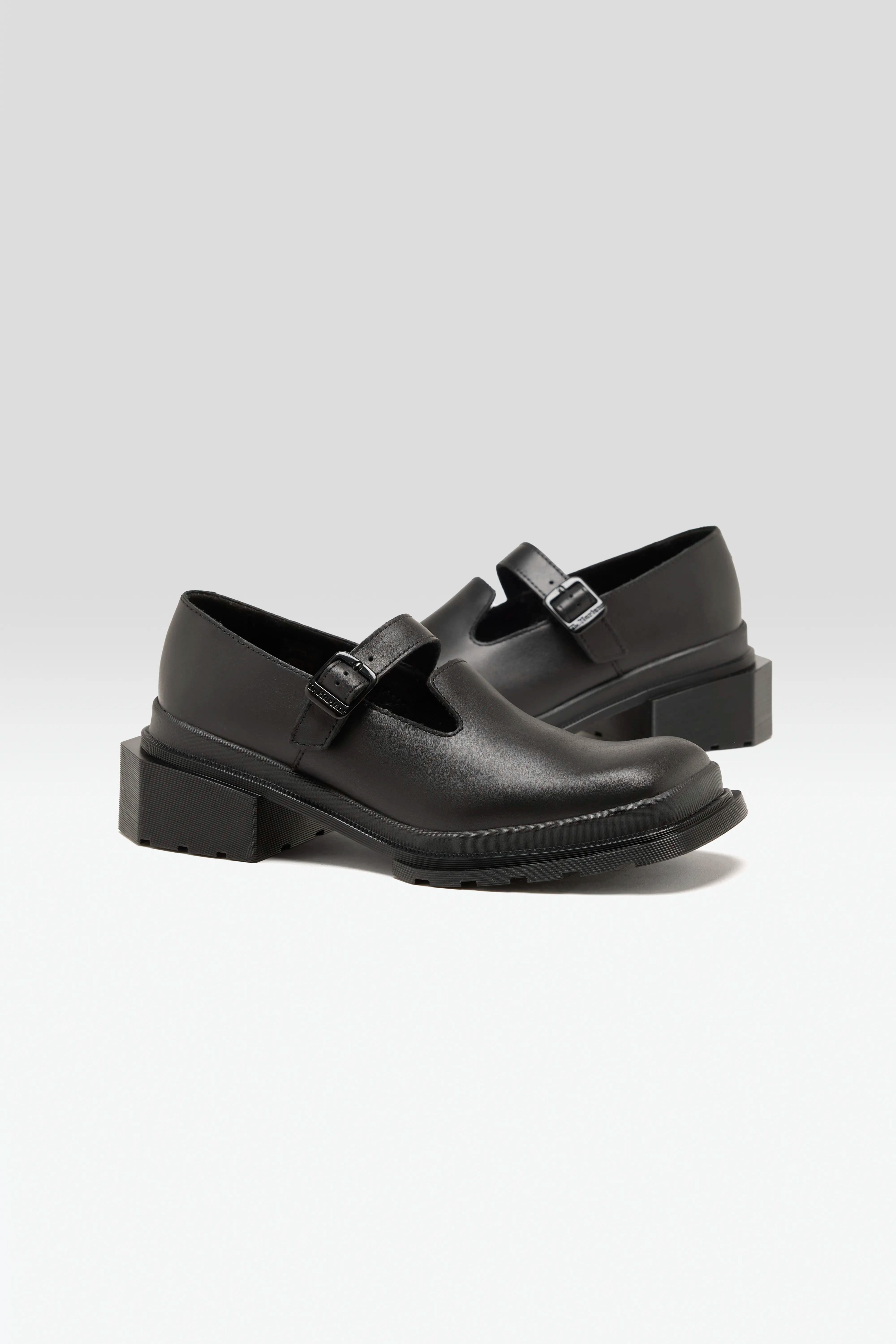 Maybole Square Toe Leather Mary Janes For Women | Bellerose