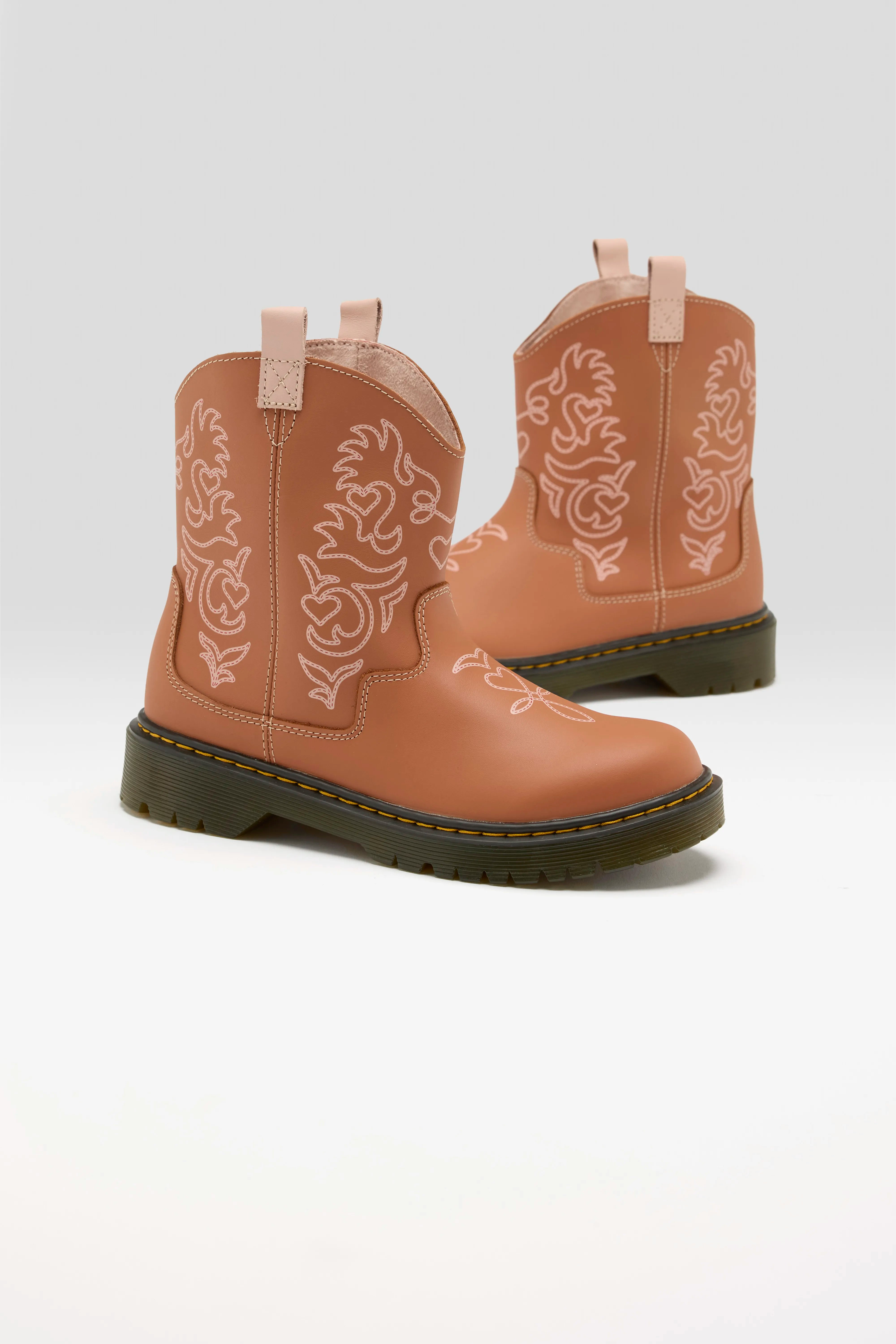 Junior Strixton Leather Pull-on Boots For Girls | Bellerose