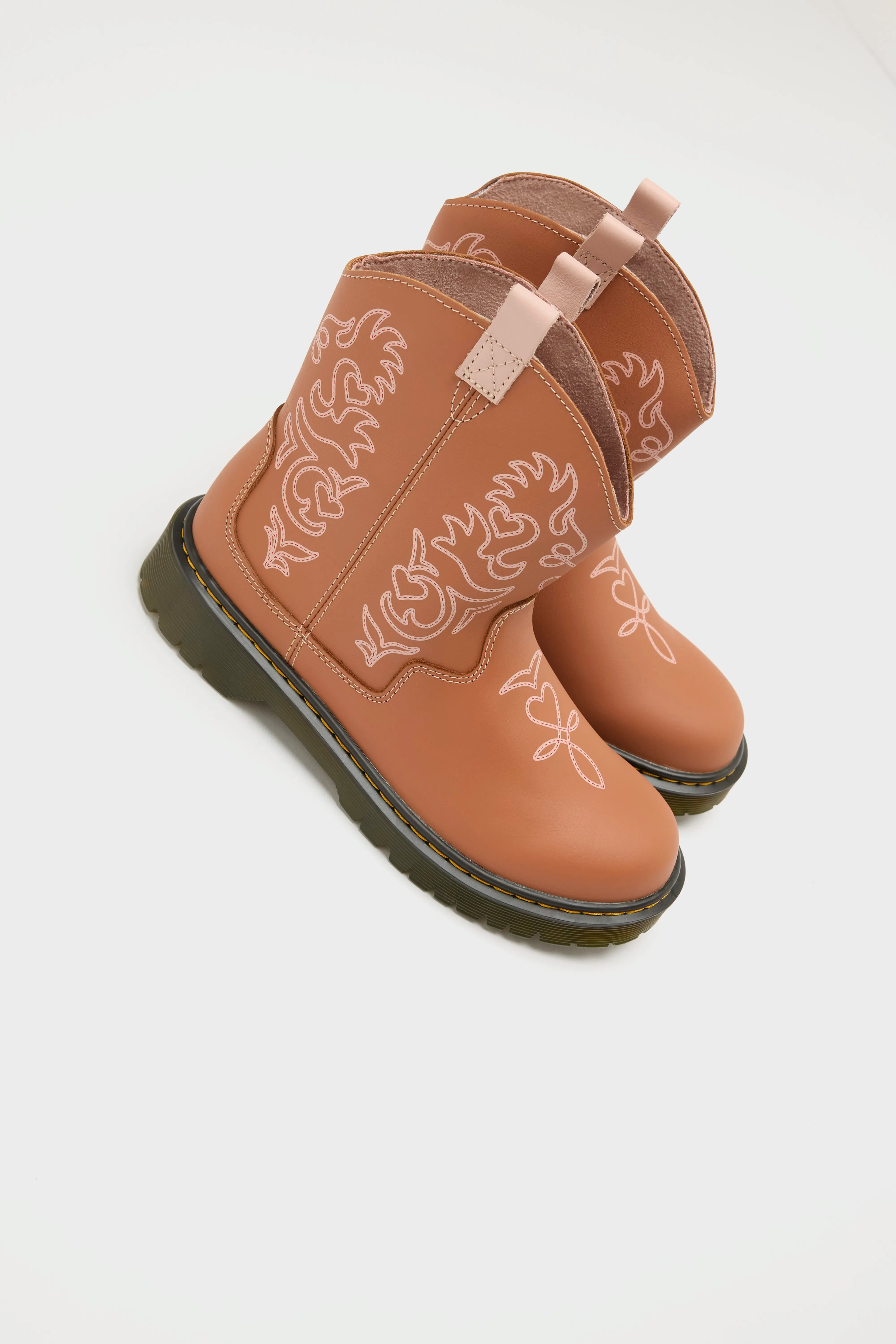 Junior Strixton Leather Pull-on Boots (251 / G / TAN)
