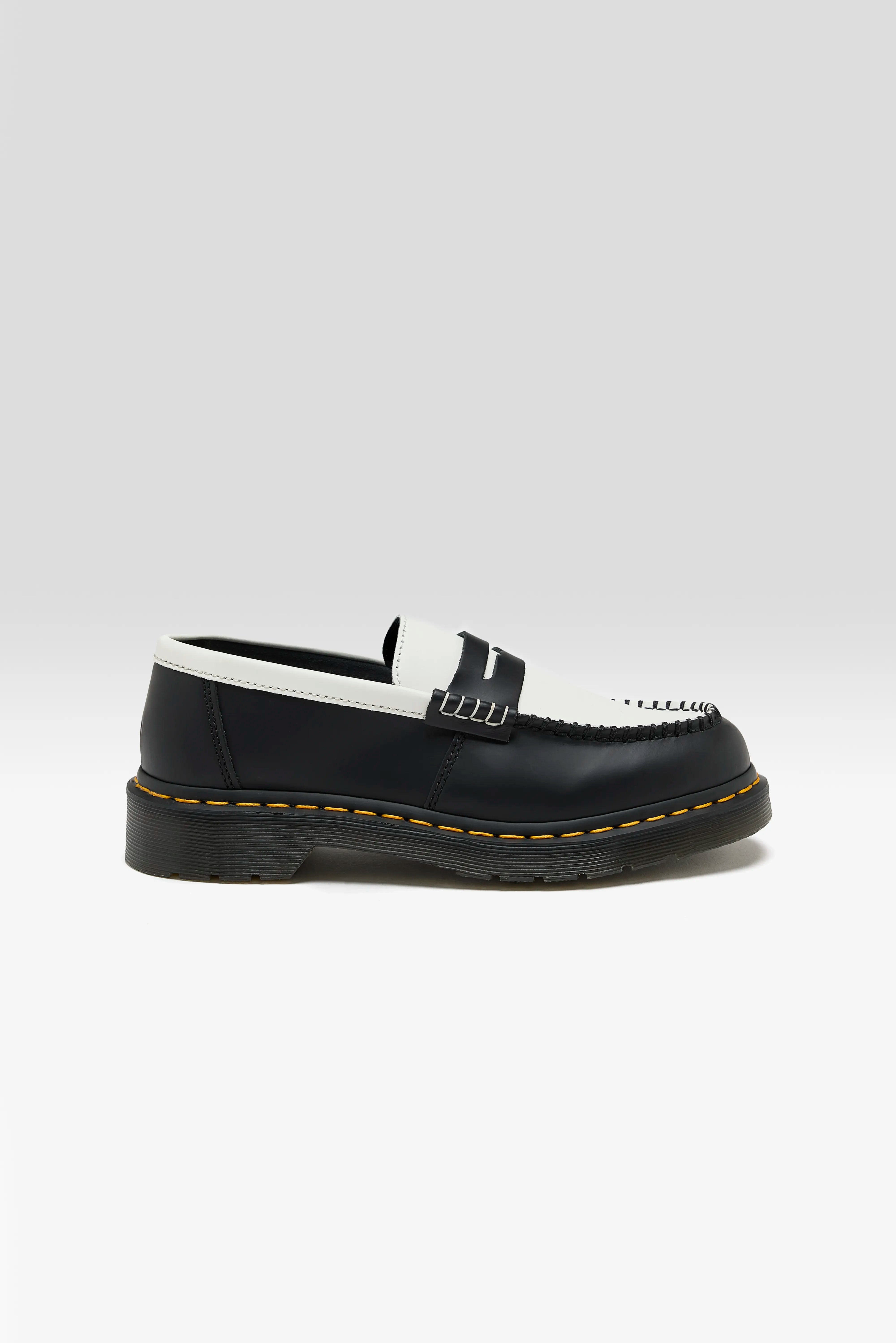 Penton Two-tone Smooth Leather Loafers For Women | Bellerose