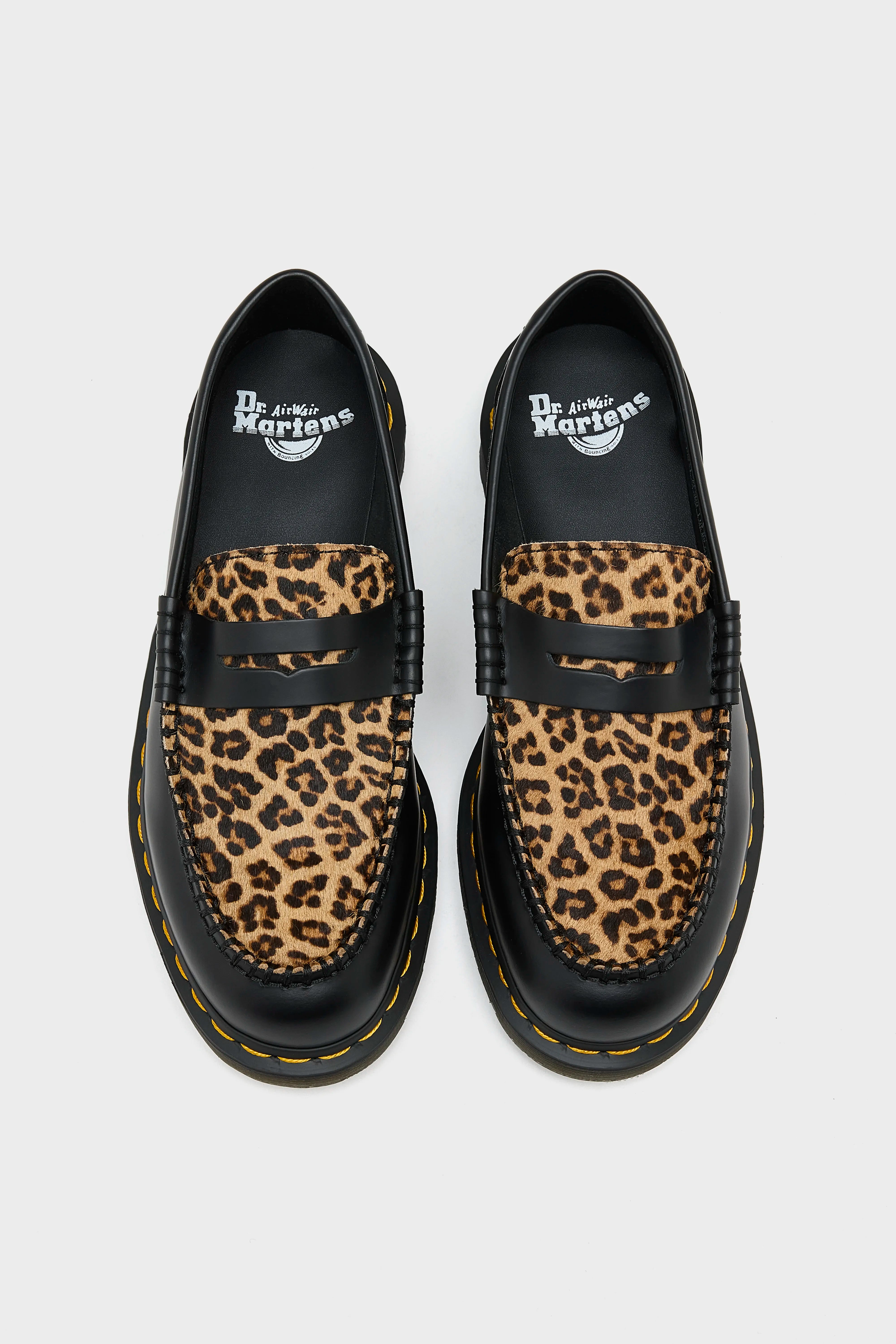 Penton Hair-on Smooth Leather Loafers (251 / W / BLACK)