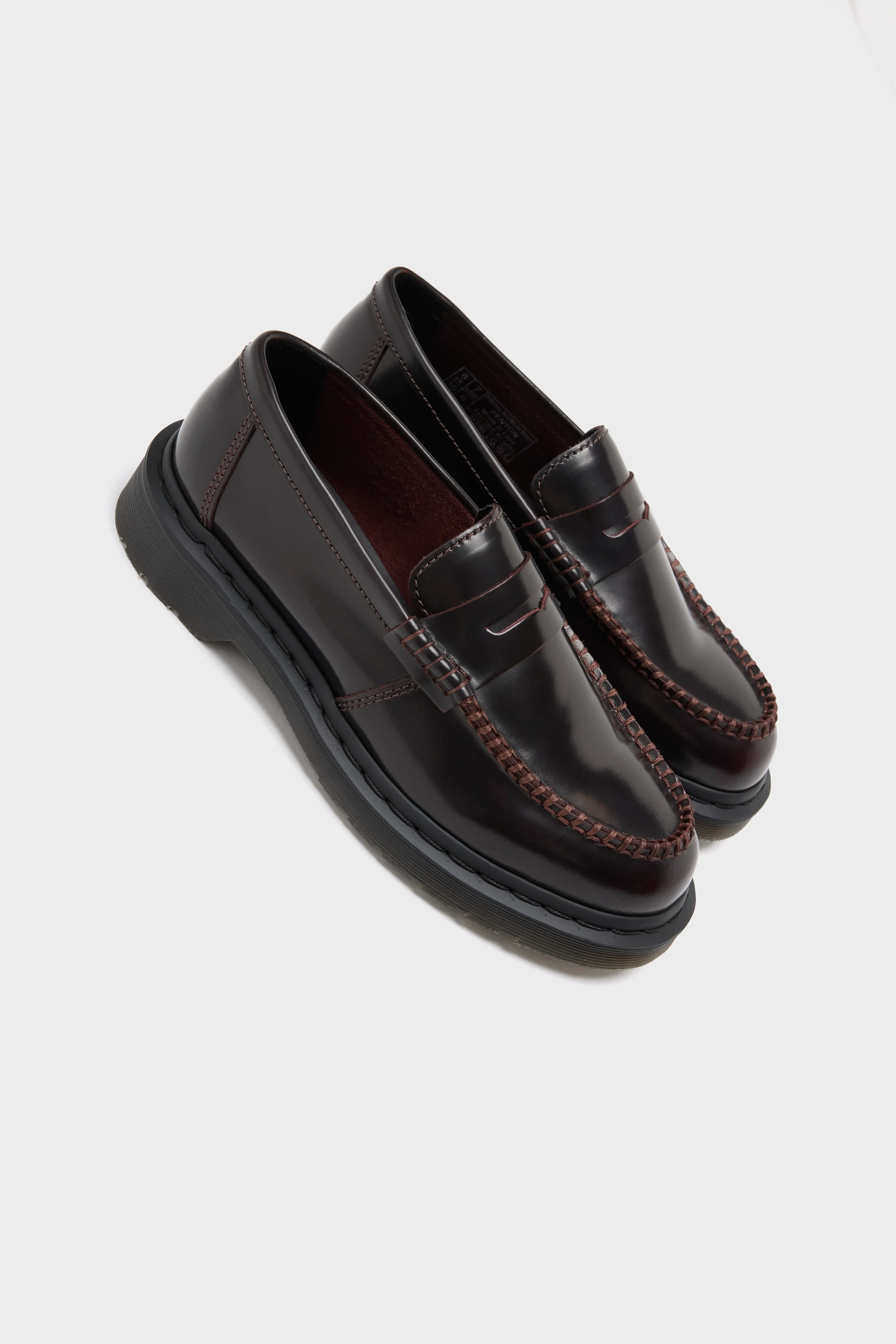 Penton Cherry Red Leather Loafers (251 / W / RED)