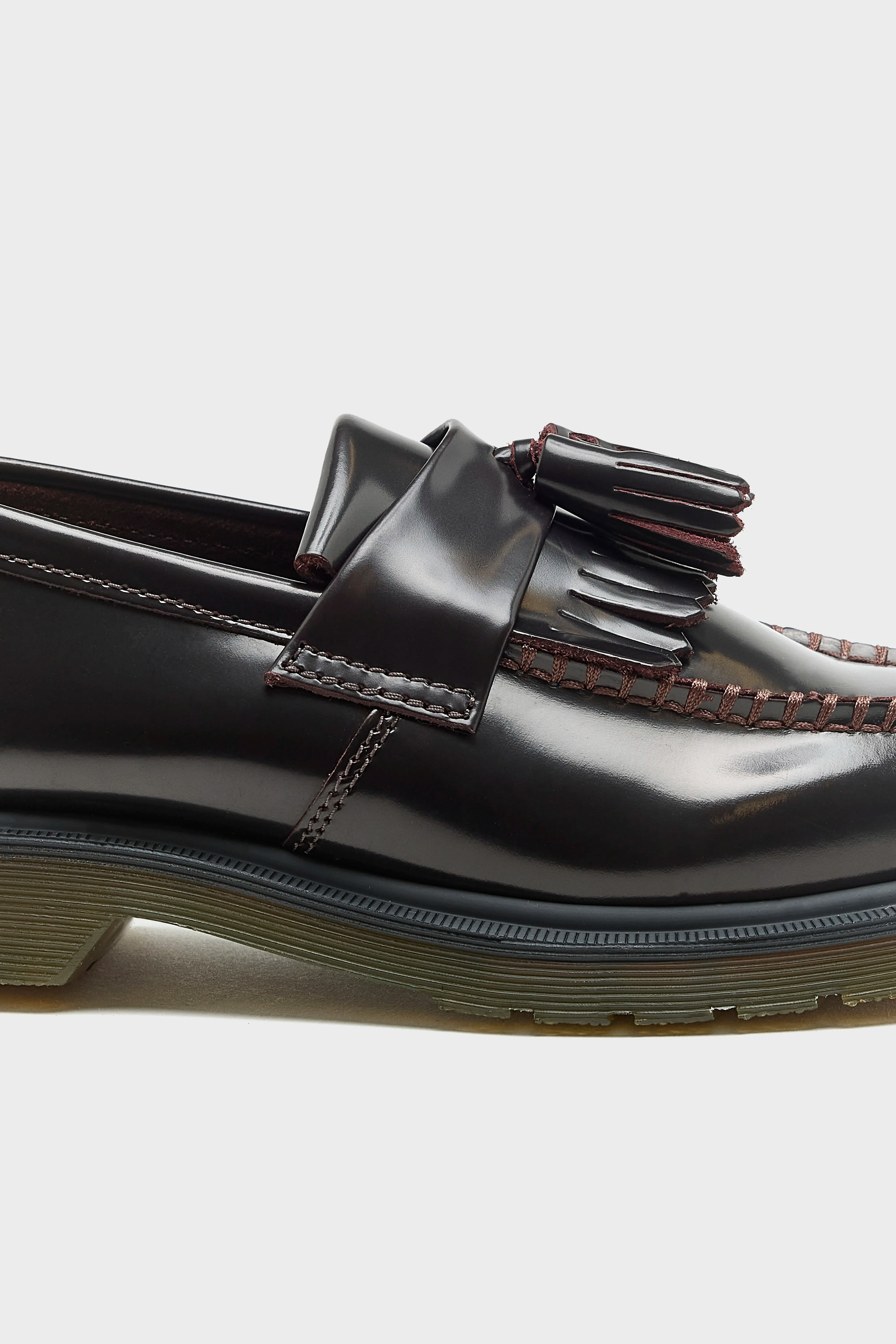 Mocassins Adrian en Cuir Arcadia à Pampilles pour Femmes (252 / W / RED)
