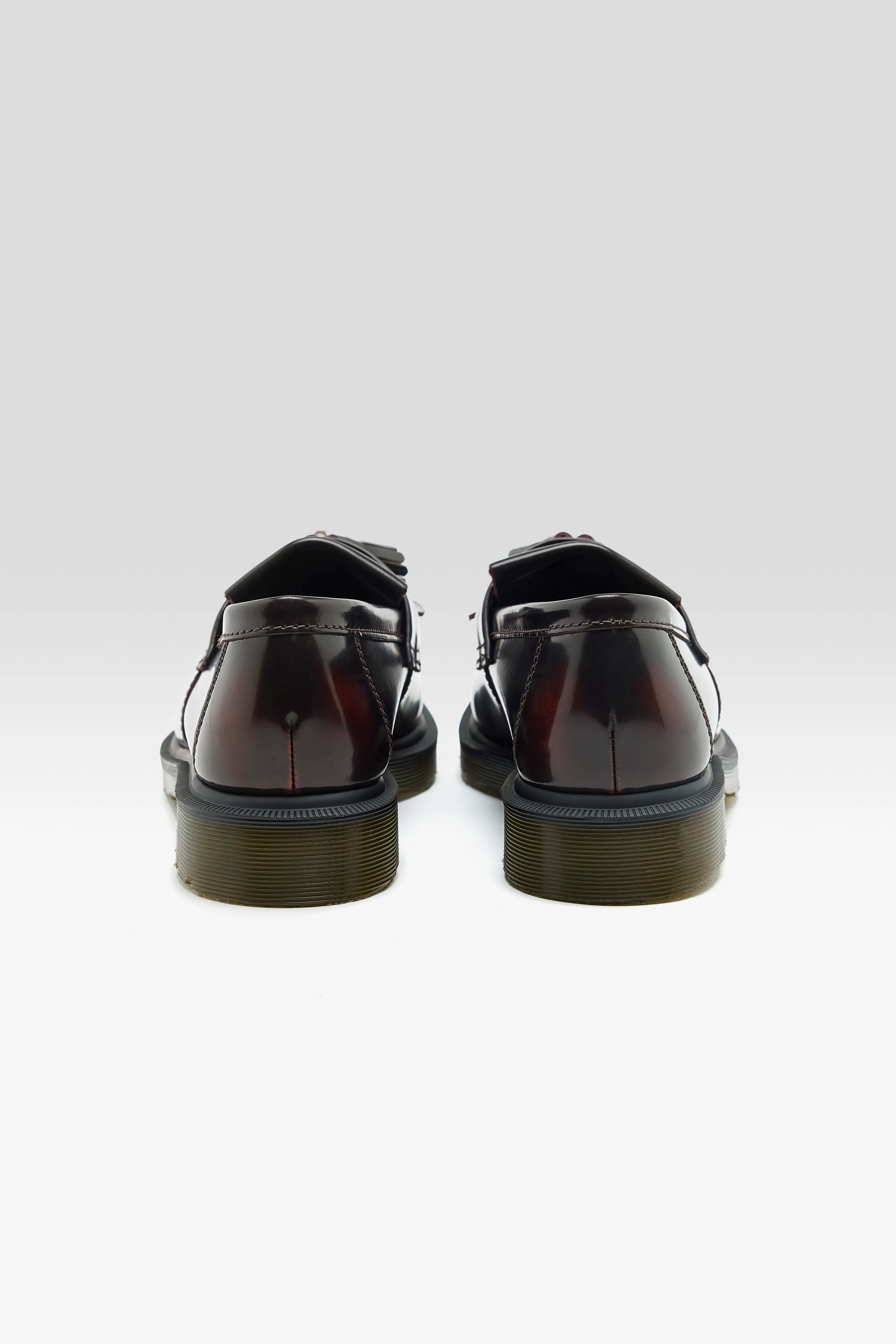 Mocassins Adrian en Cuir Arcadia à Pampilles pour Femmes (252 / W / RED)