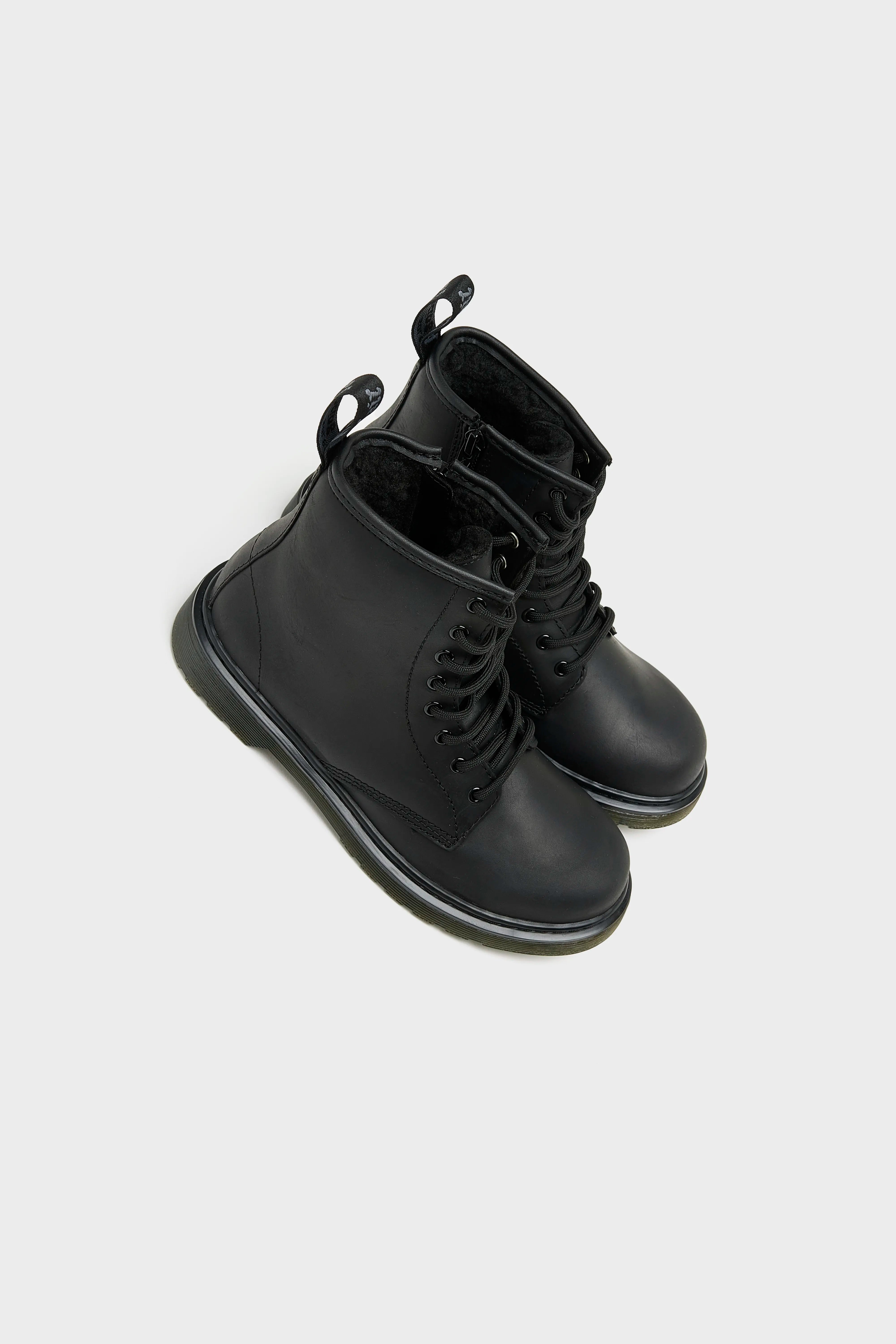 1460 Serena Faux Fur Boots voor Kinderen (252 / B / BLACK)