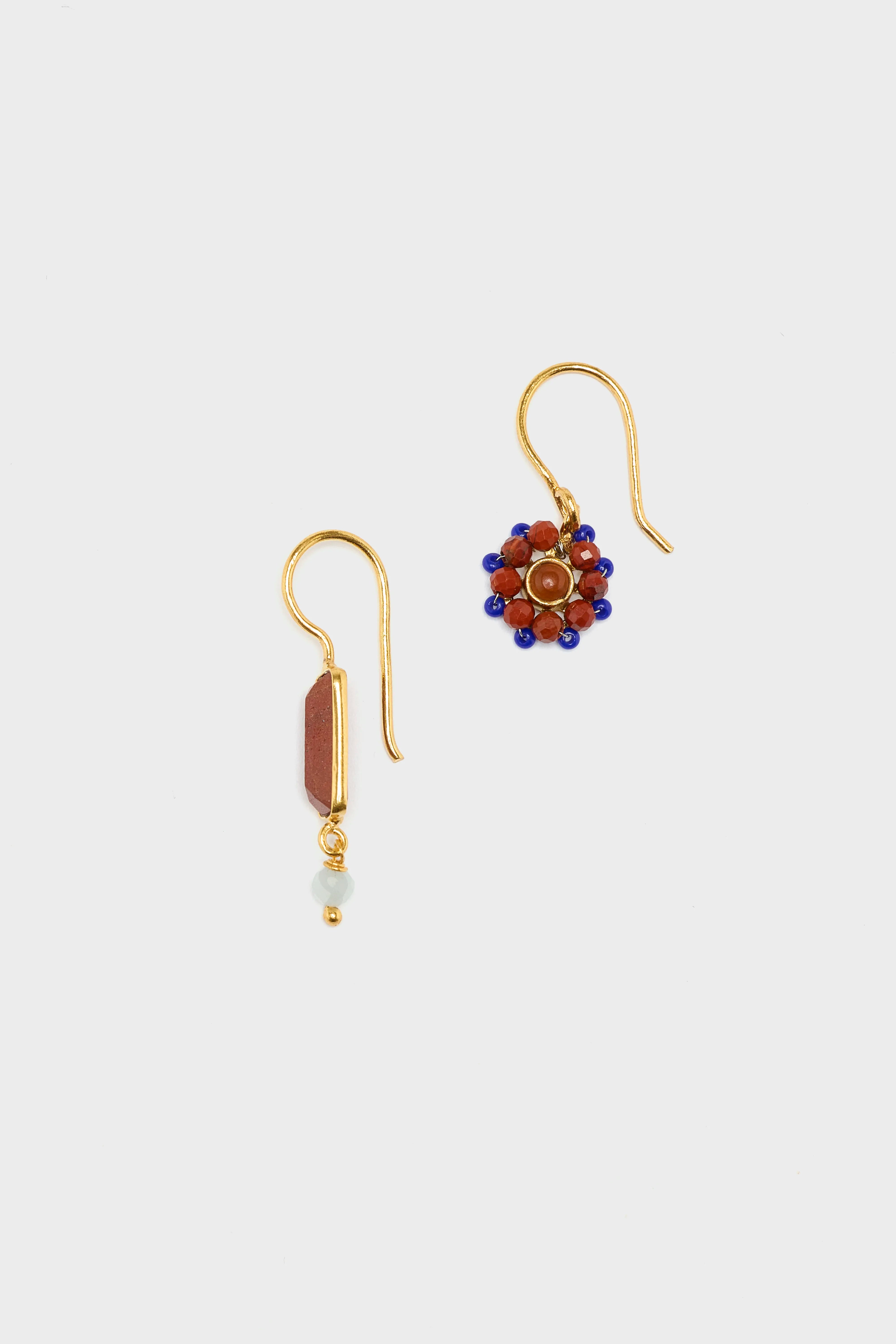 Boucles D'oreilles Asymétriques Fleur Pour Femme | Bellerose