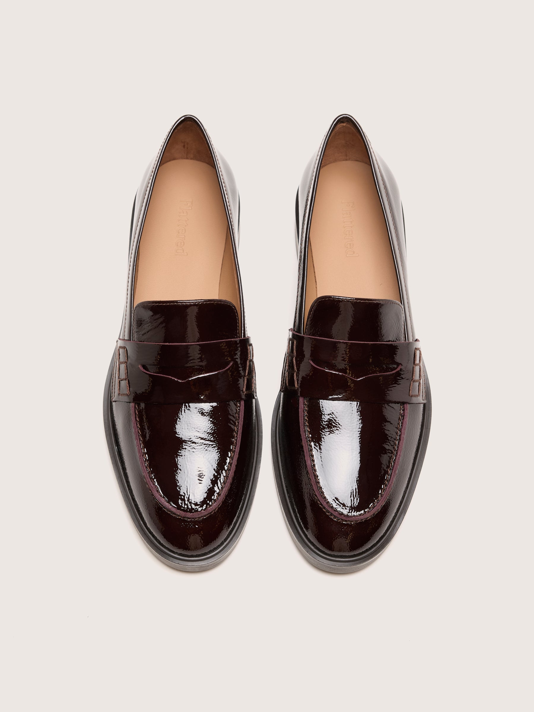 Sara Wijnrood Loafers Voor Dames | Bellerose