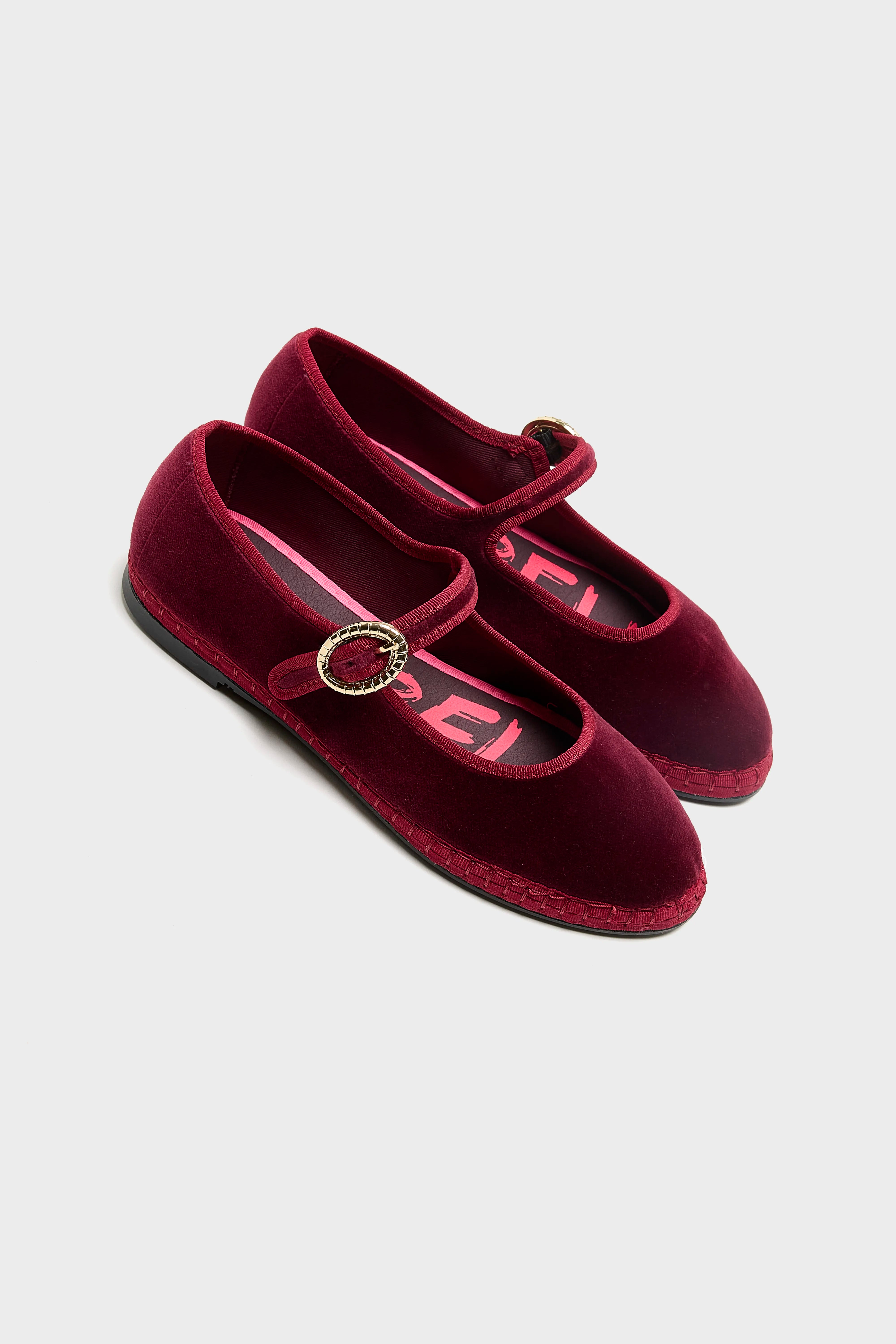 Espadrilles Mary Jane Lucrecia (262 / W / GRENAT)