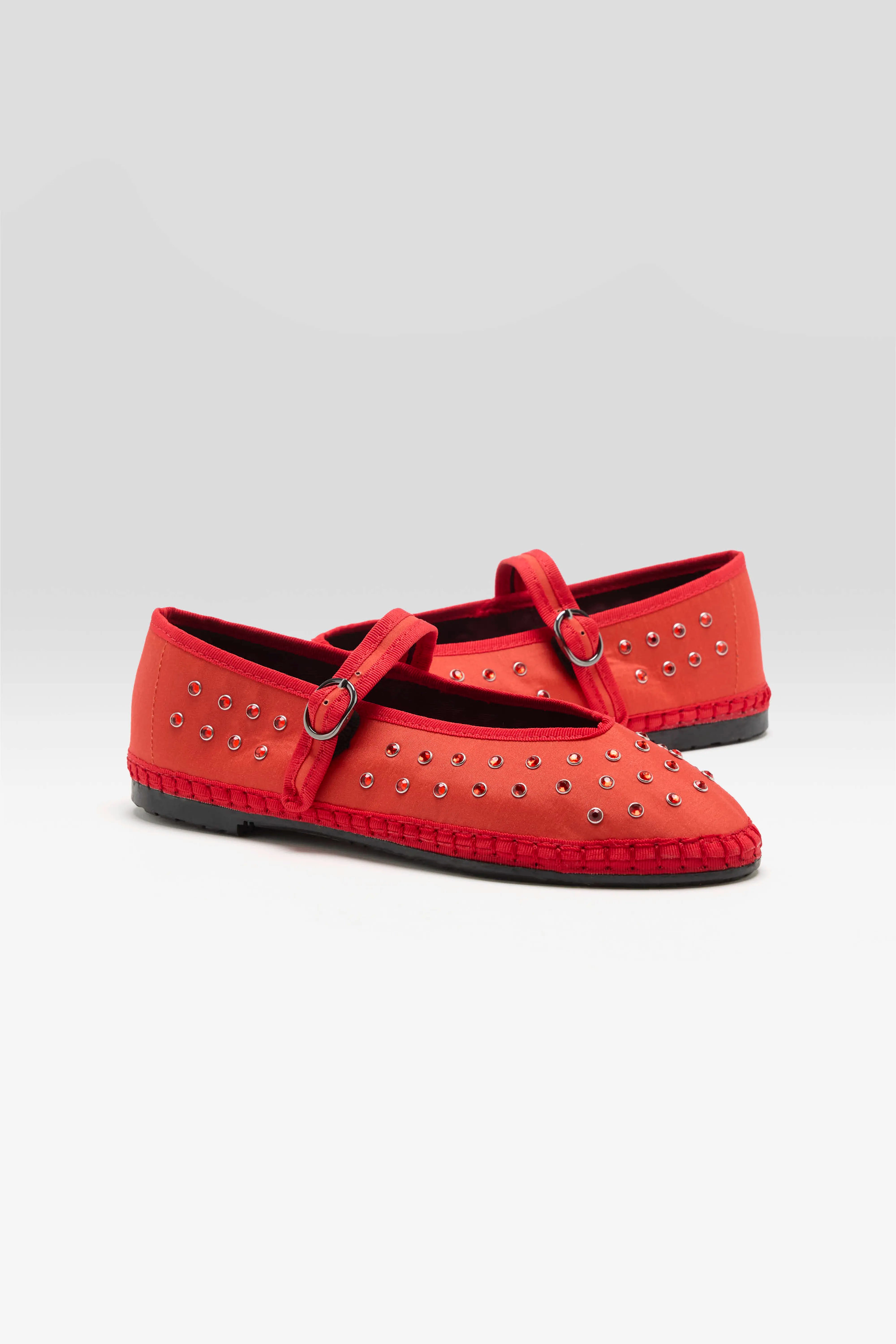 Espadrilles Ballerines Mae (262 / W / RED)