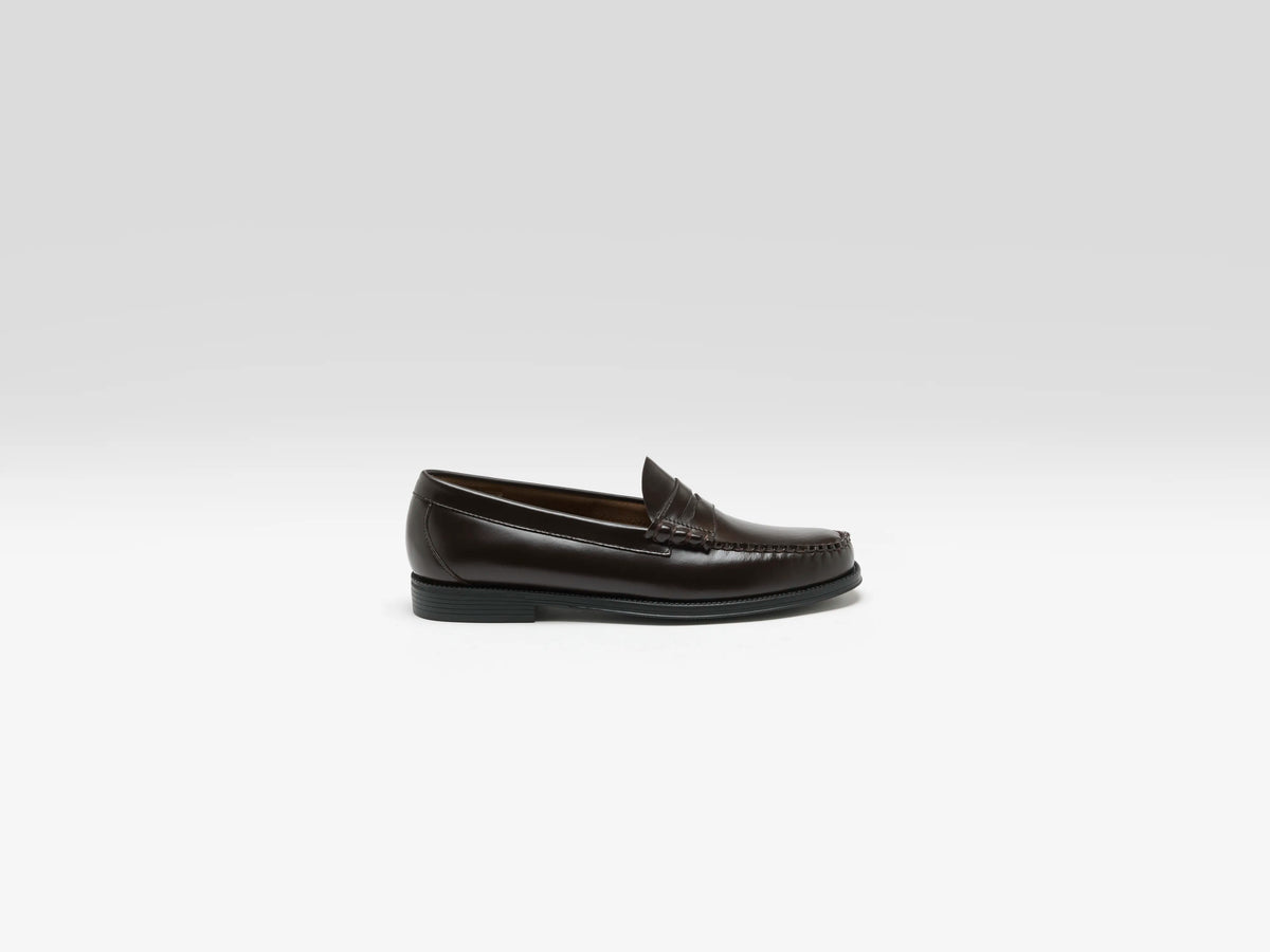 Easy Weejuns Larson Penny Loafers for Men (262 / M / CHOCOLATE)