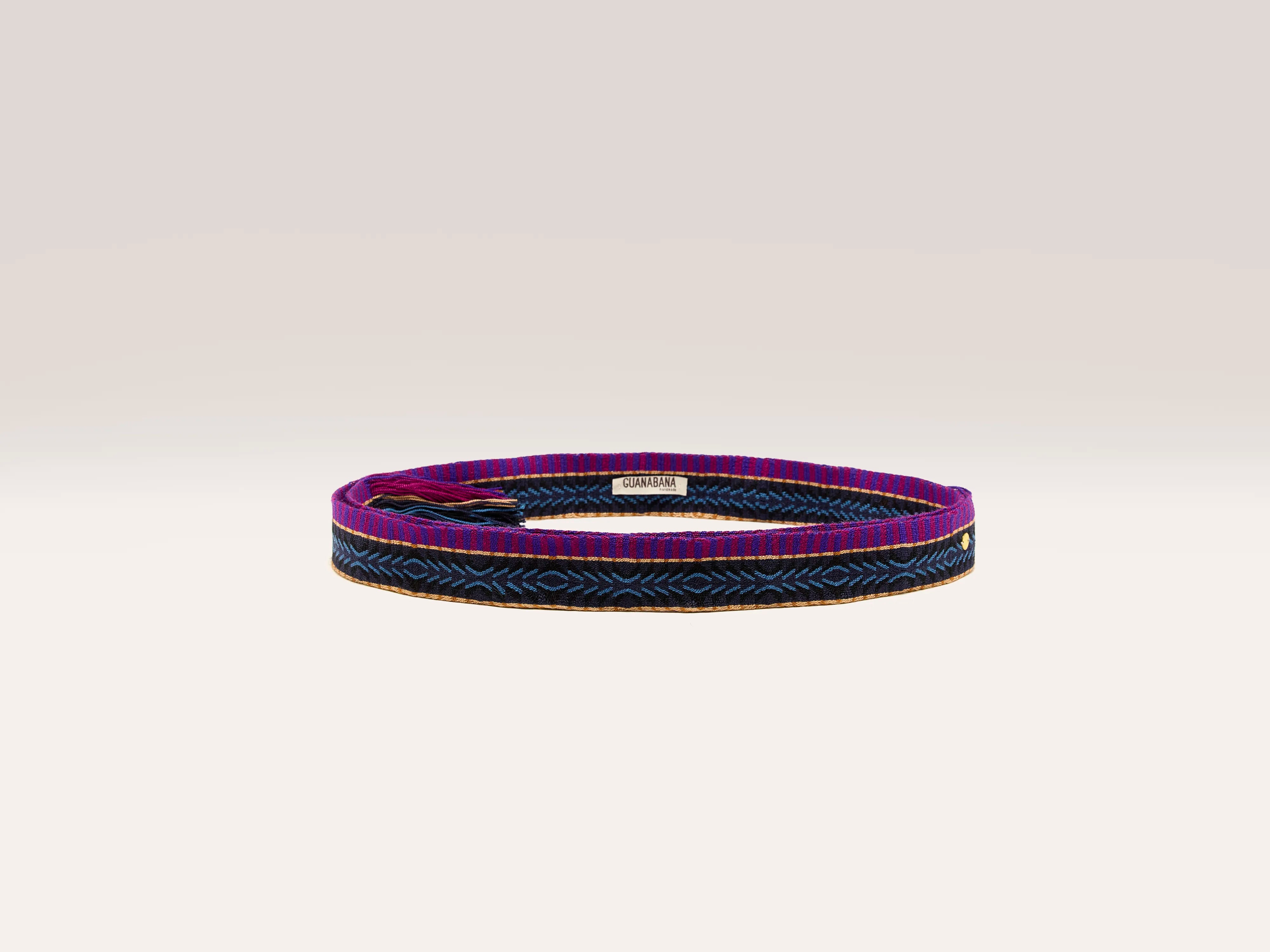 Wide Belt with Fringe (242 / W / MULTICOLOR)