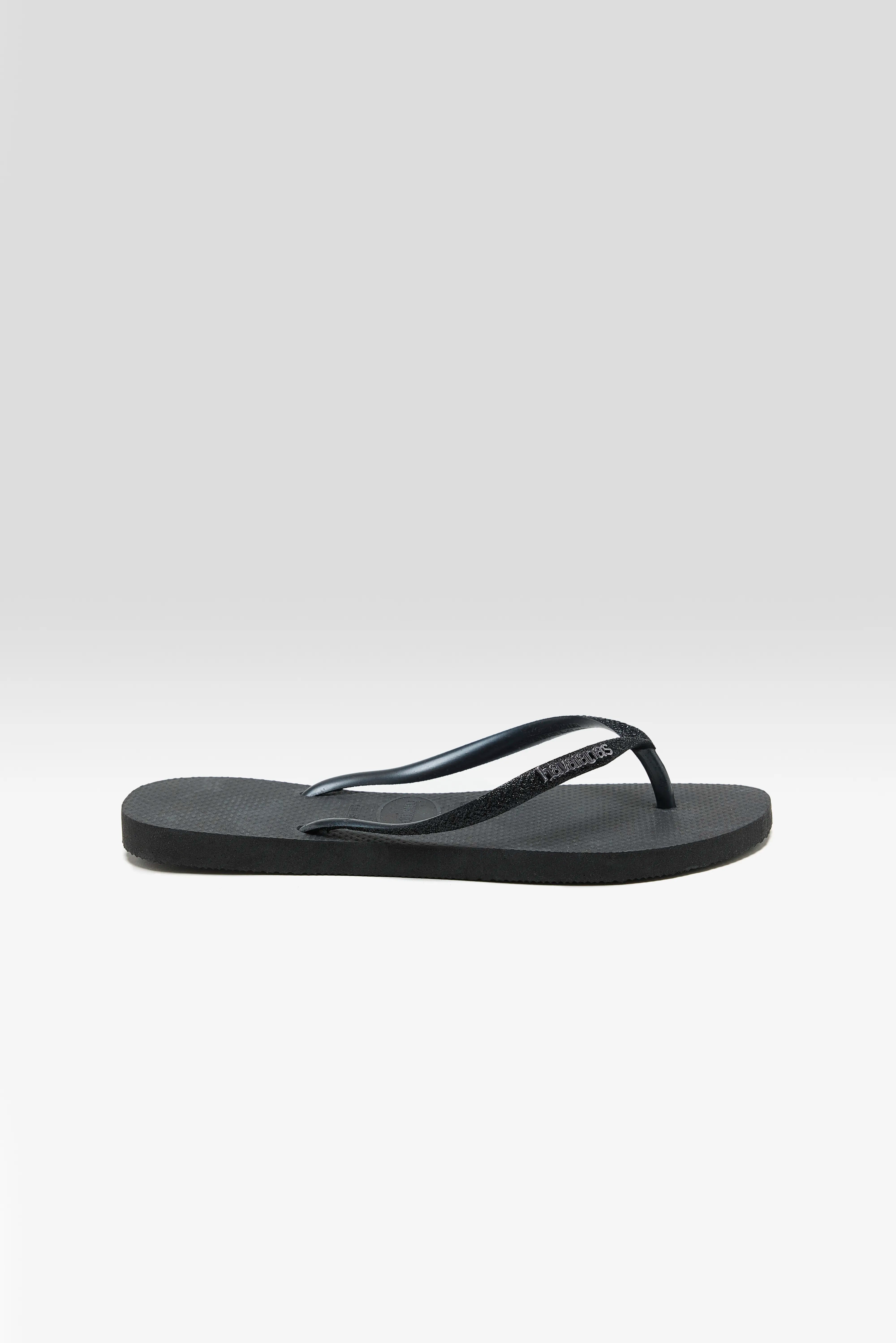 Slim Glitter II Flip Flops for Women  (251 / W / BLACK)
