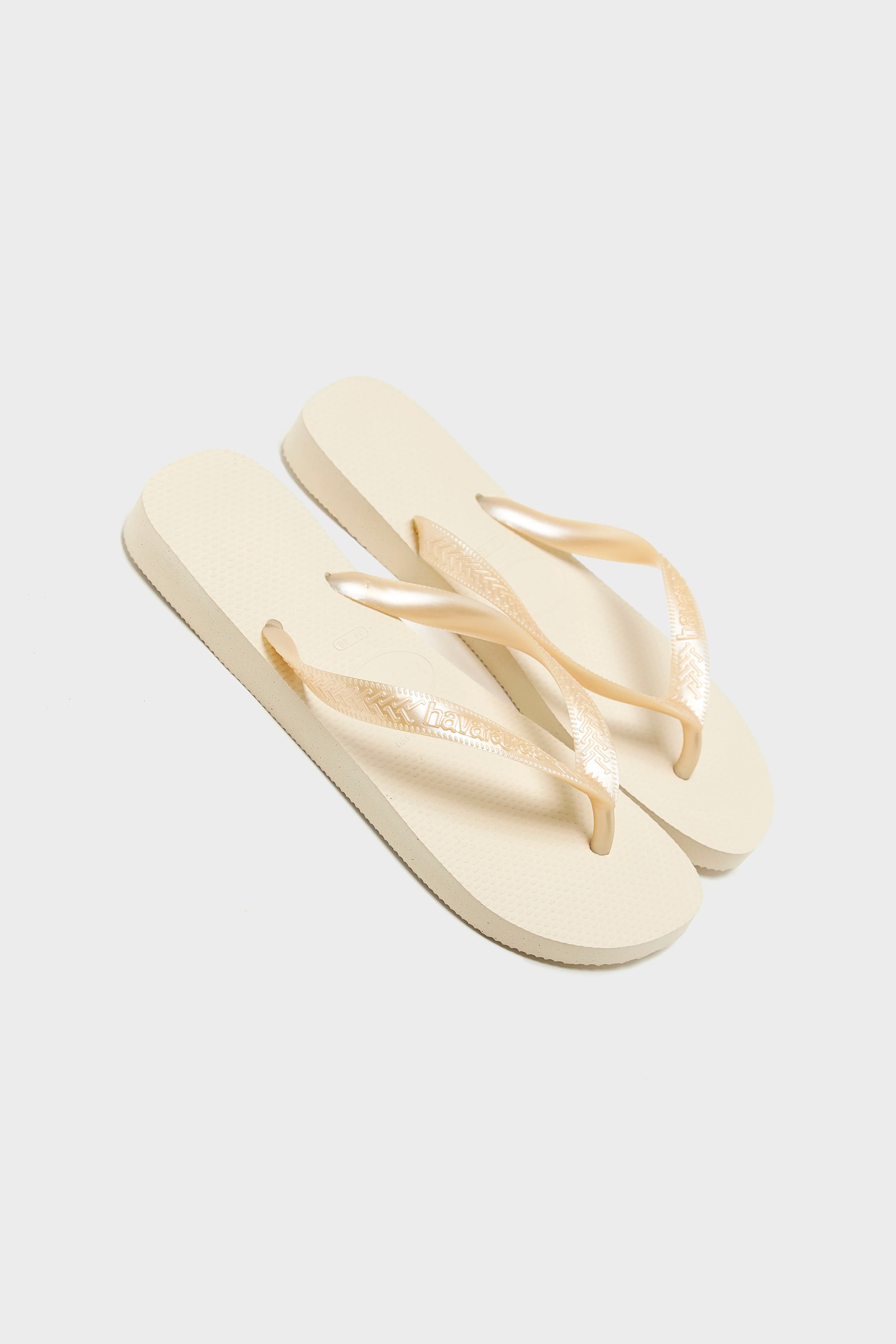 Top Senses Flip Flops for Women  (251 / W / ECRU)