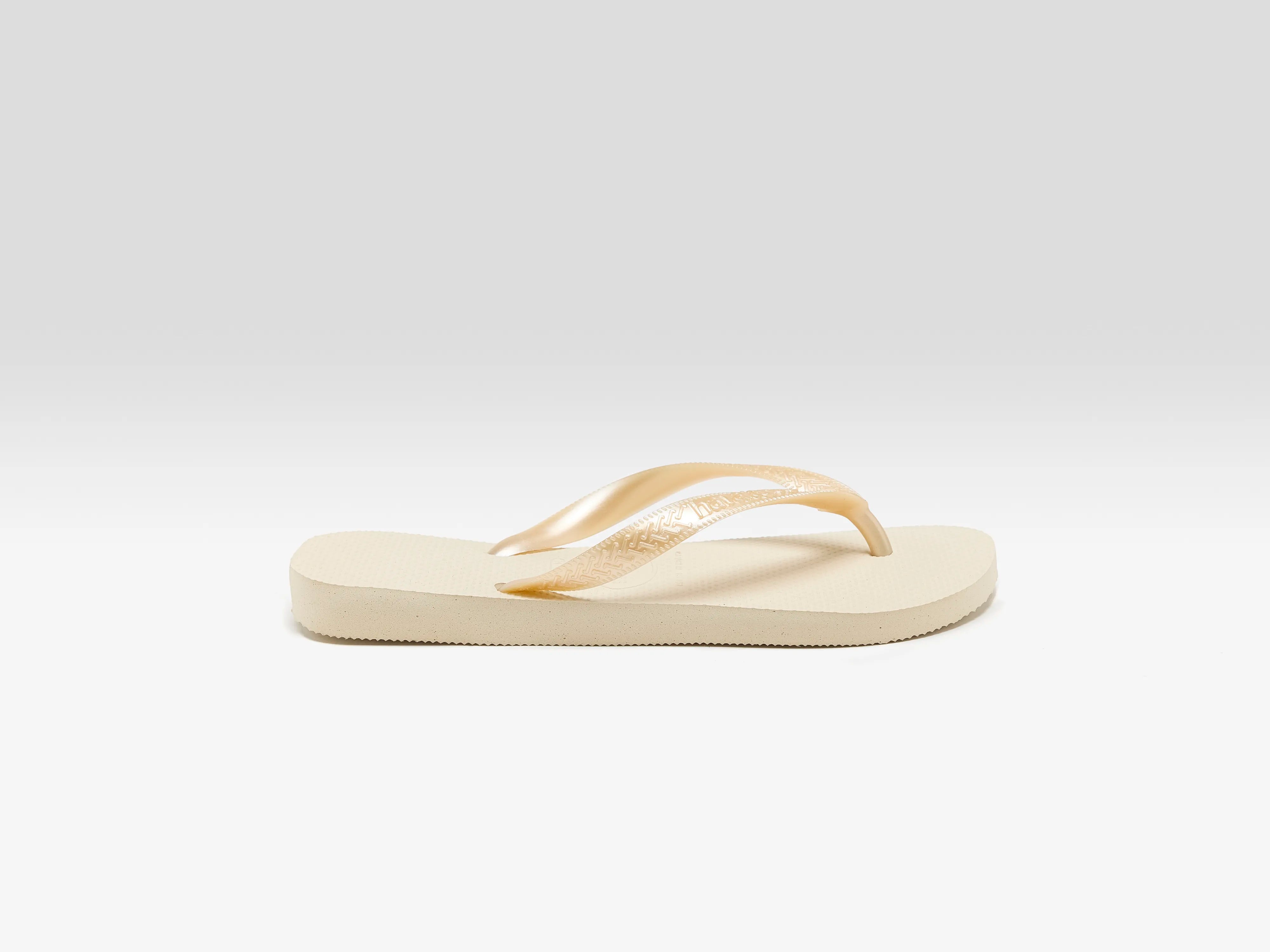 Top Senses Flip Flops for Women  (251 / W / ECRU)