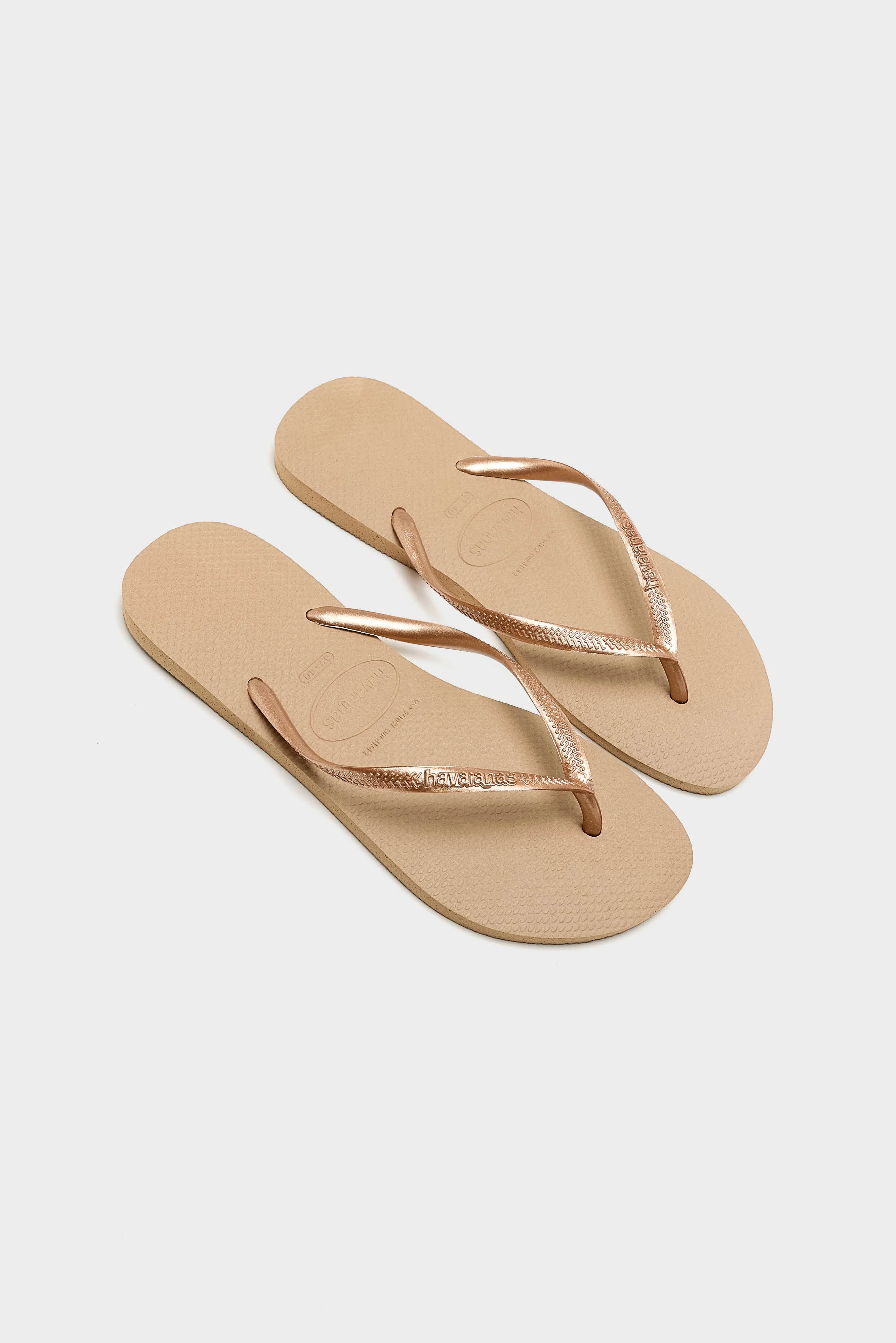 Slim fit Teenslippers (261 / W / PINK GOLD)