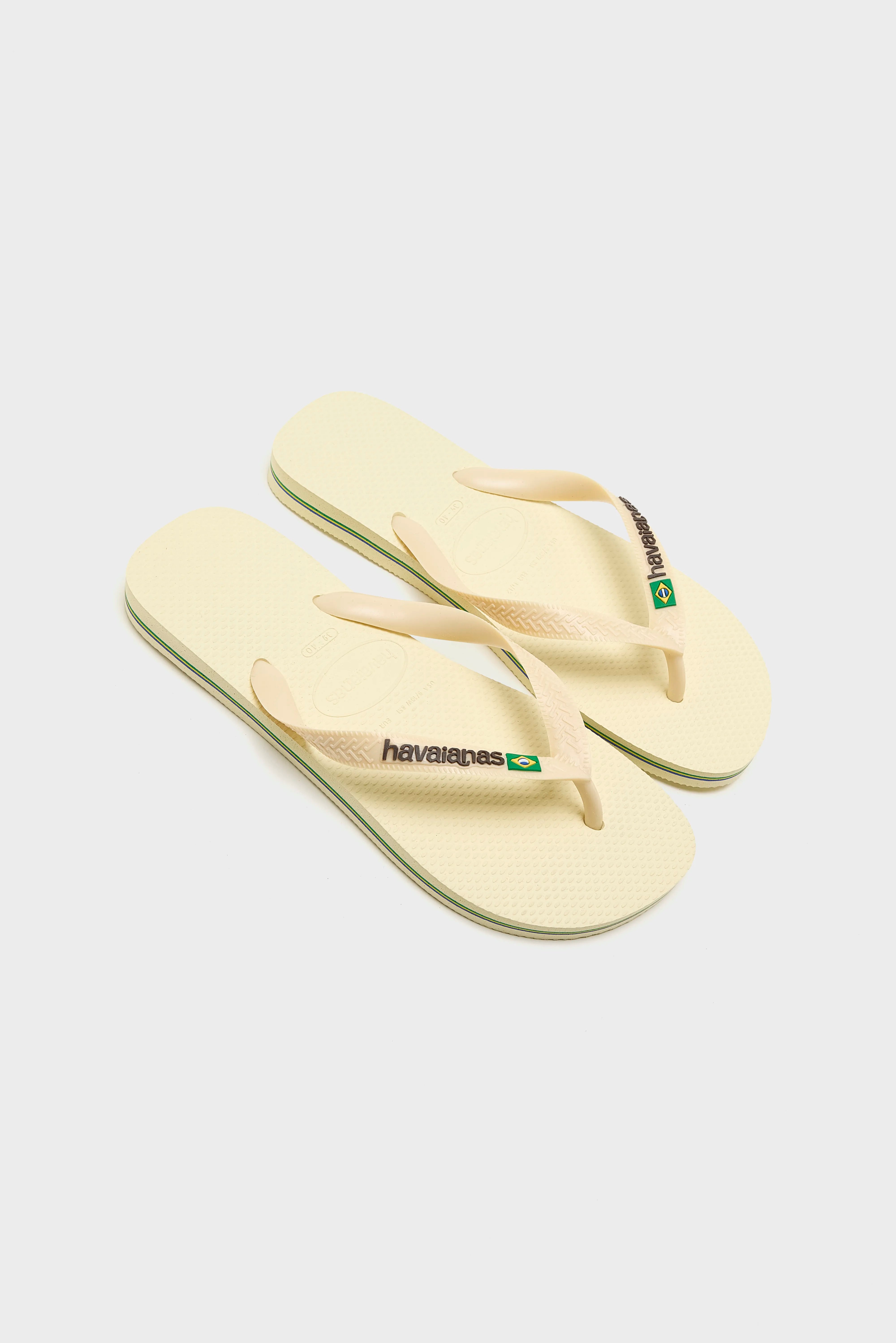 Tongs Brazil Logo (261 / W / BUTTER)