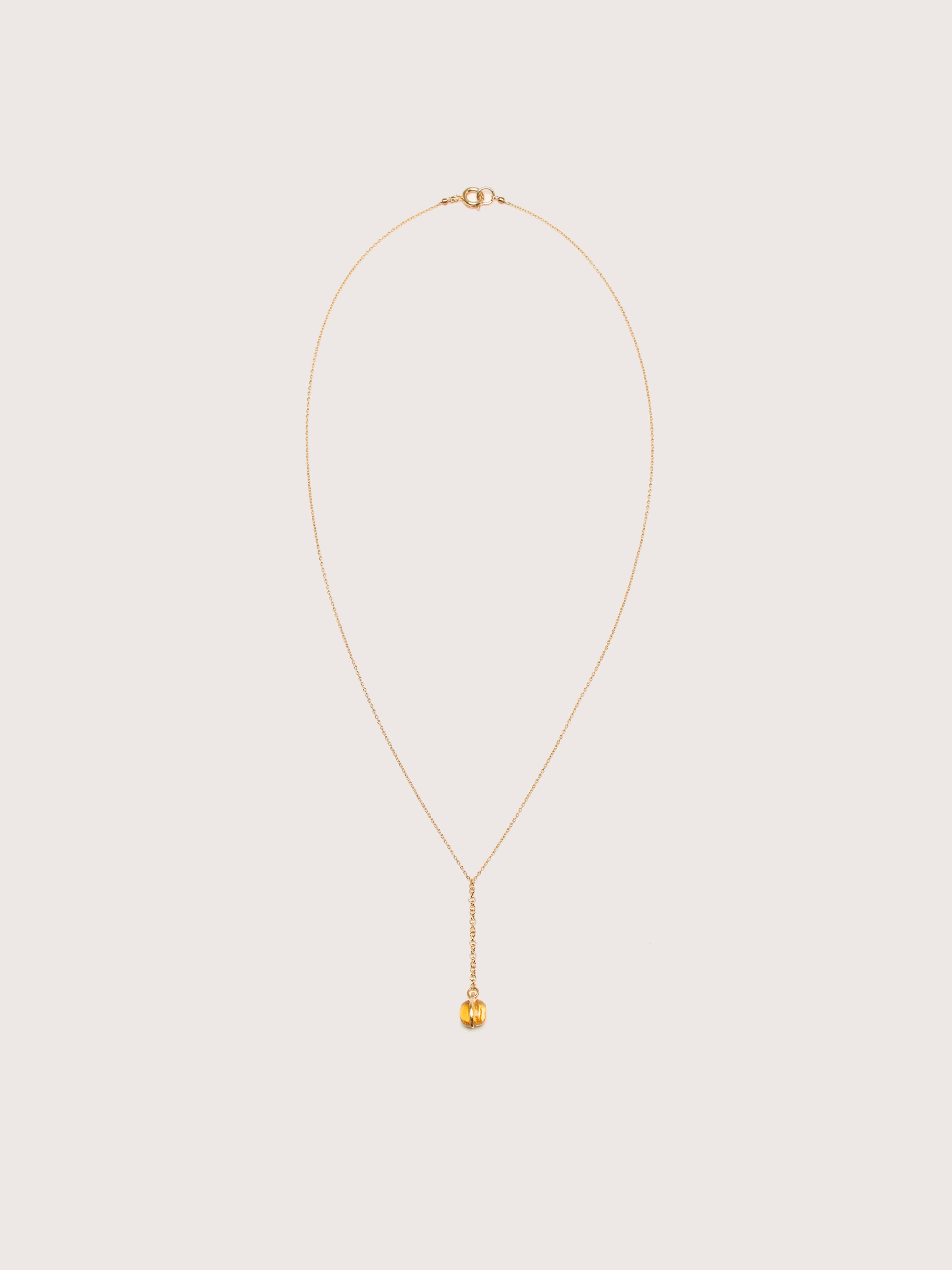 Collier Drop Citrine Pour Femme | Bellerose