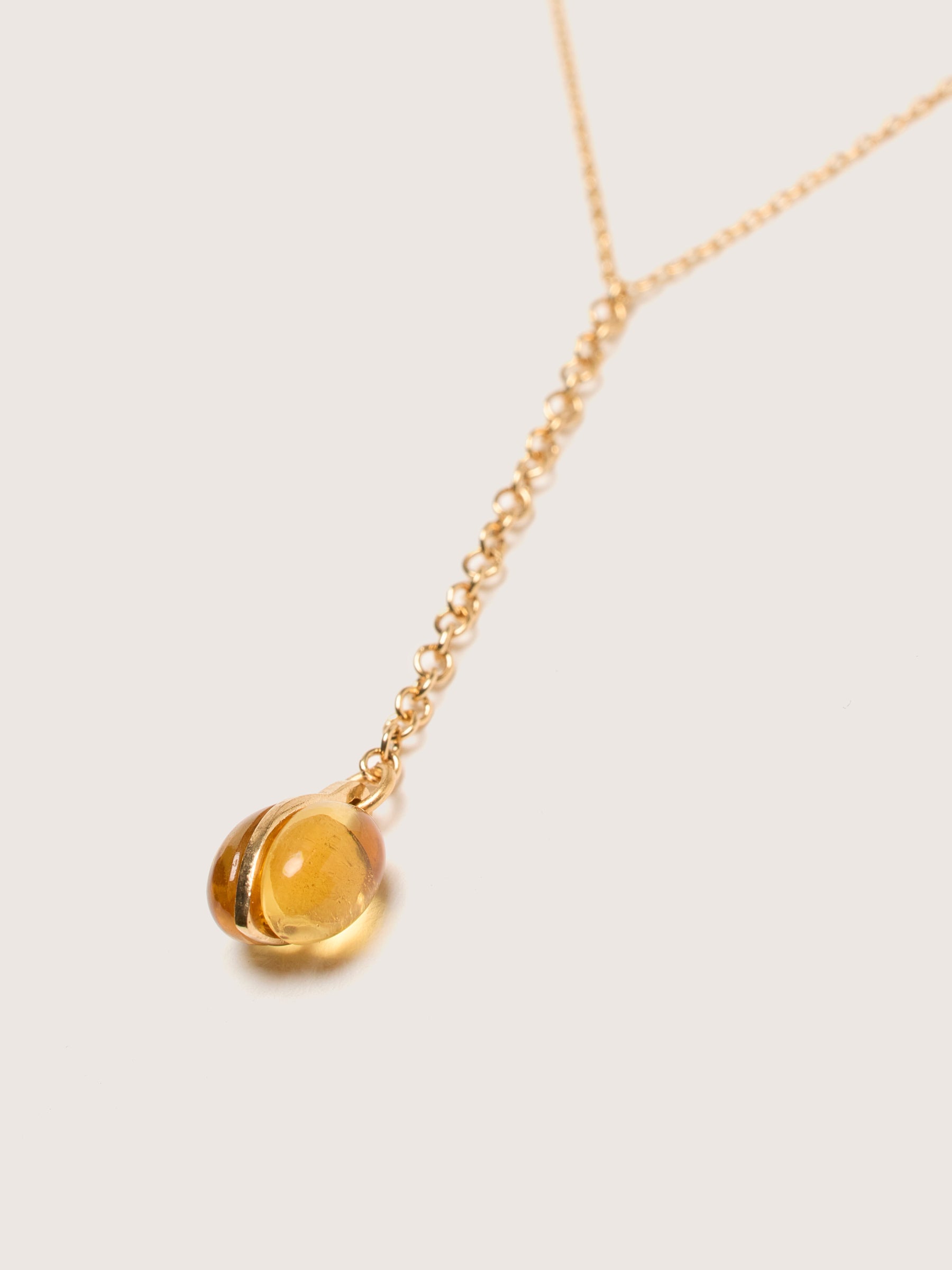 Collier Drop Citrine Pour Femme | Bellerose