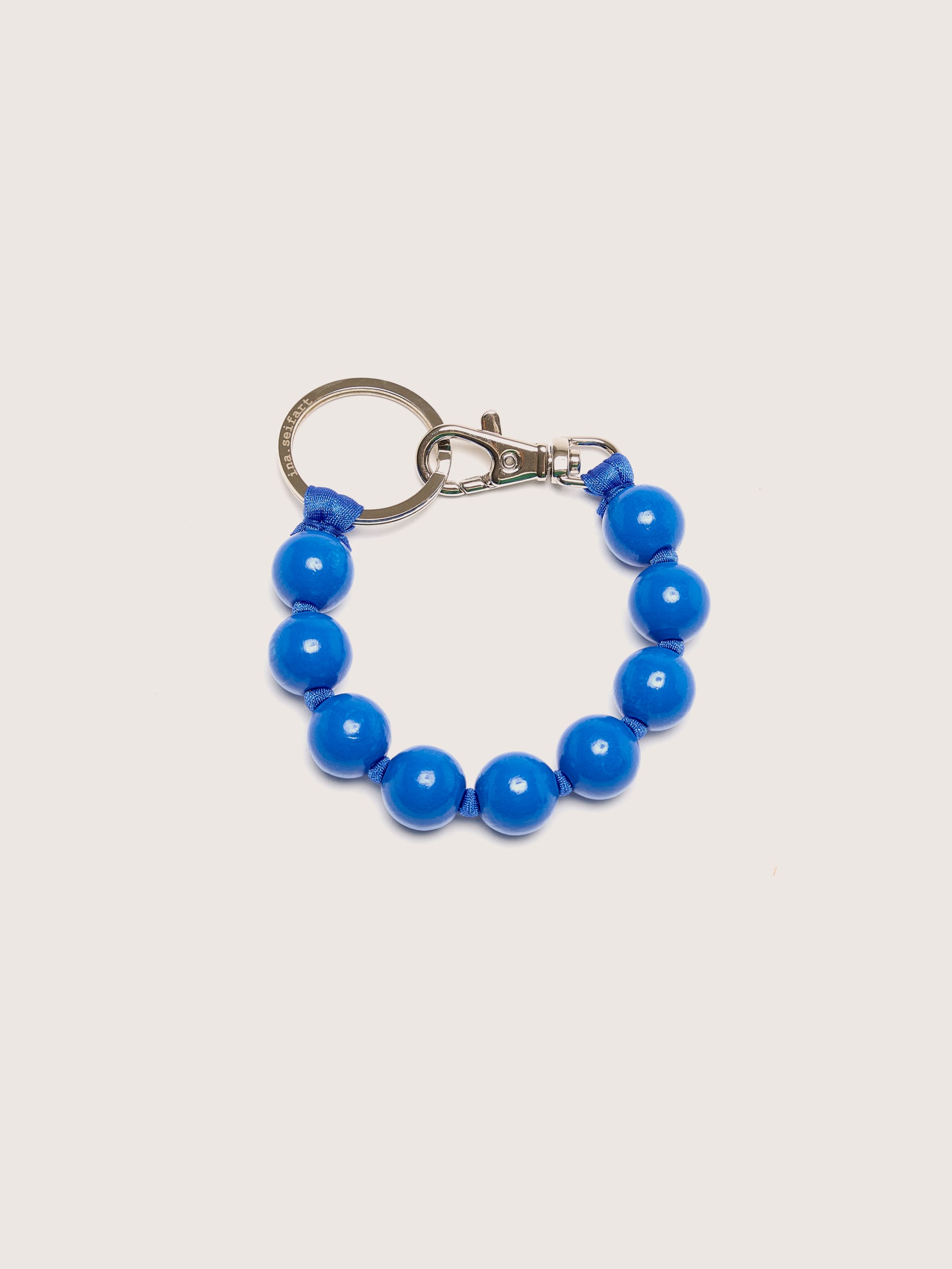 Big Perlen Short Keyholder (242 / W / BLUE)