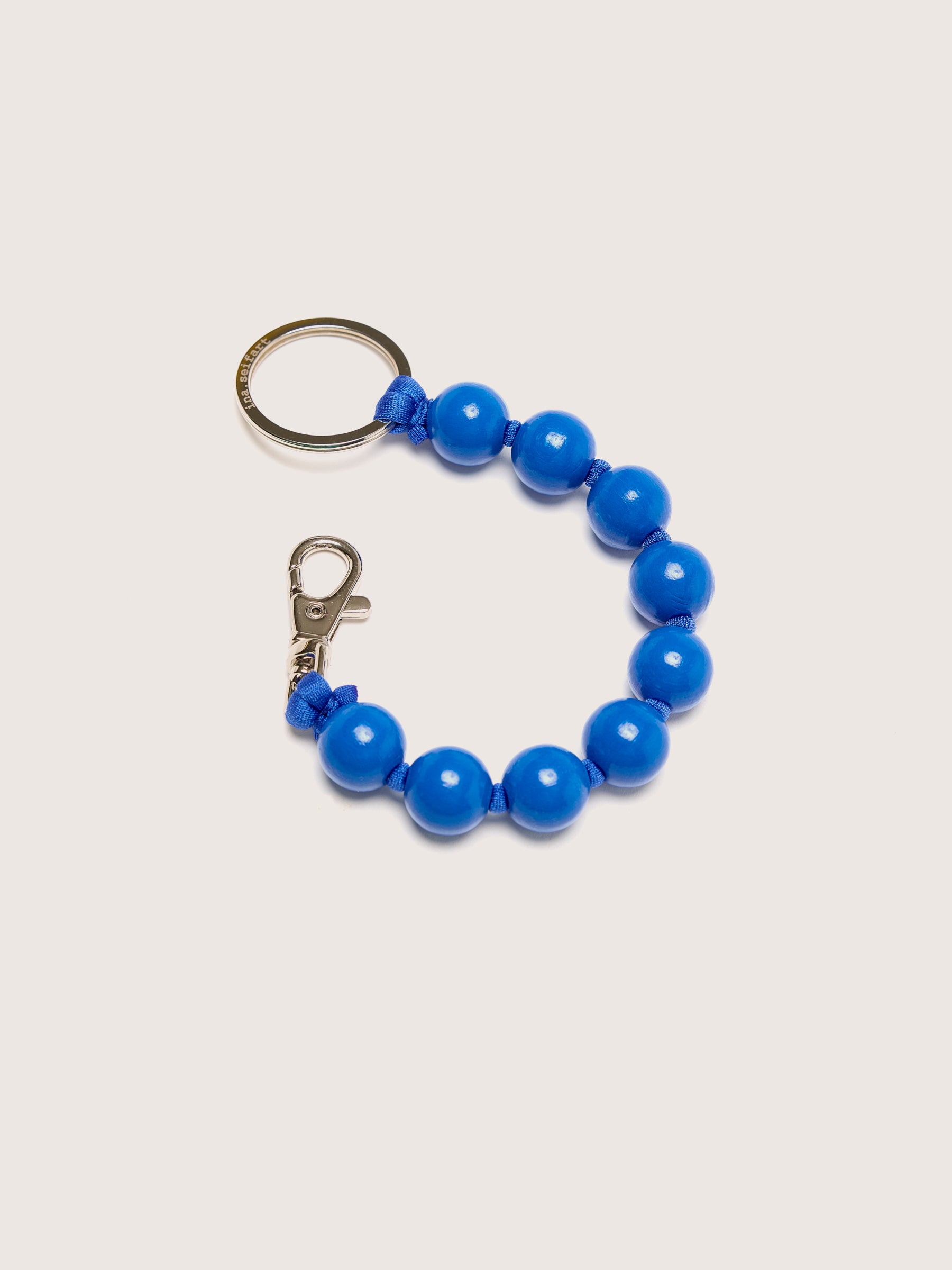 Big Perlen Short Keyholder (242 / W / BLUE)