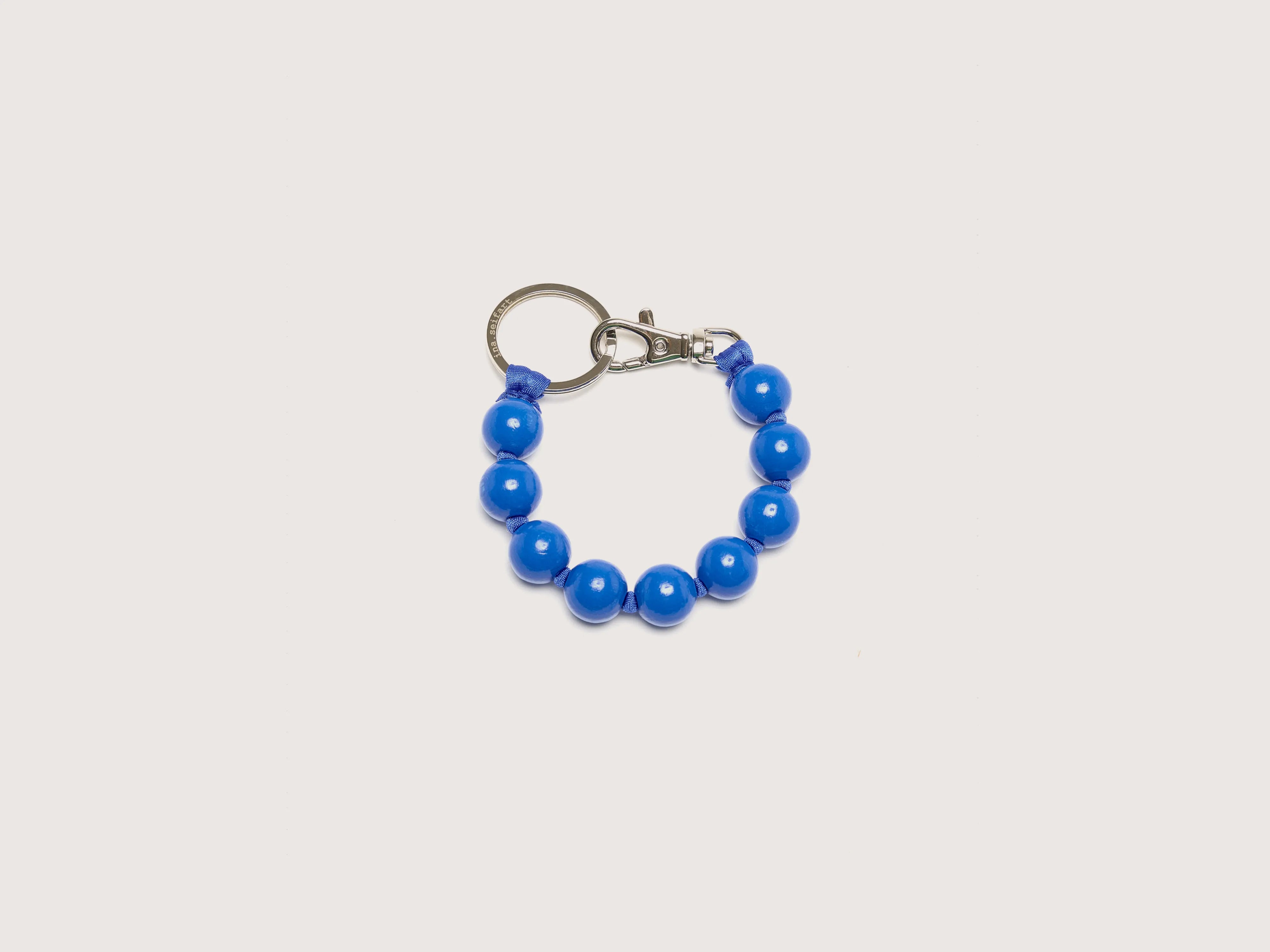 Big Perlen Short Keyholder (242 / W / BLUE)