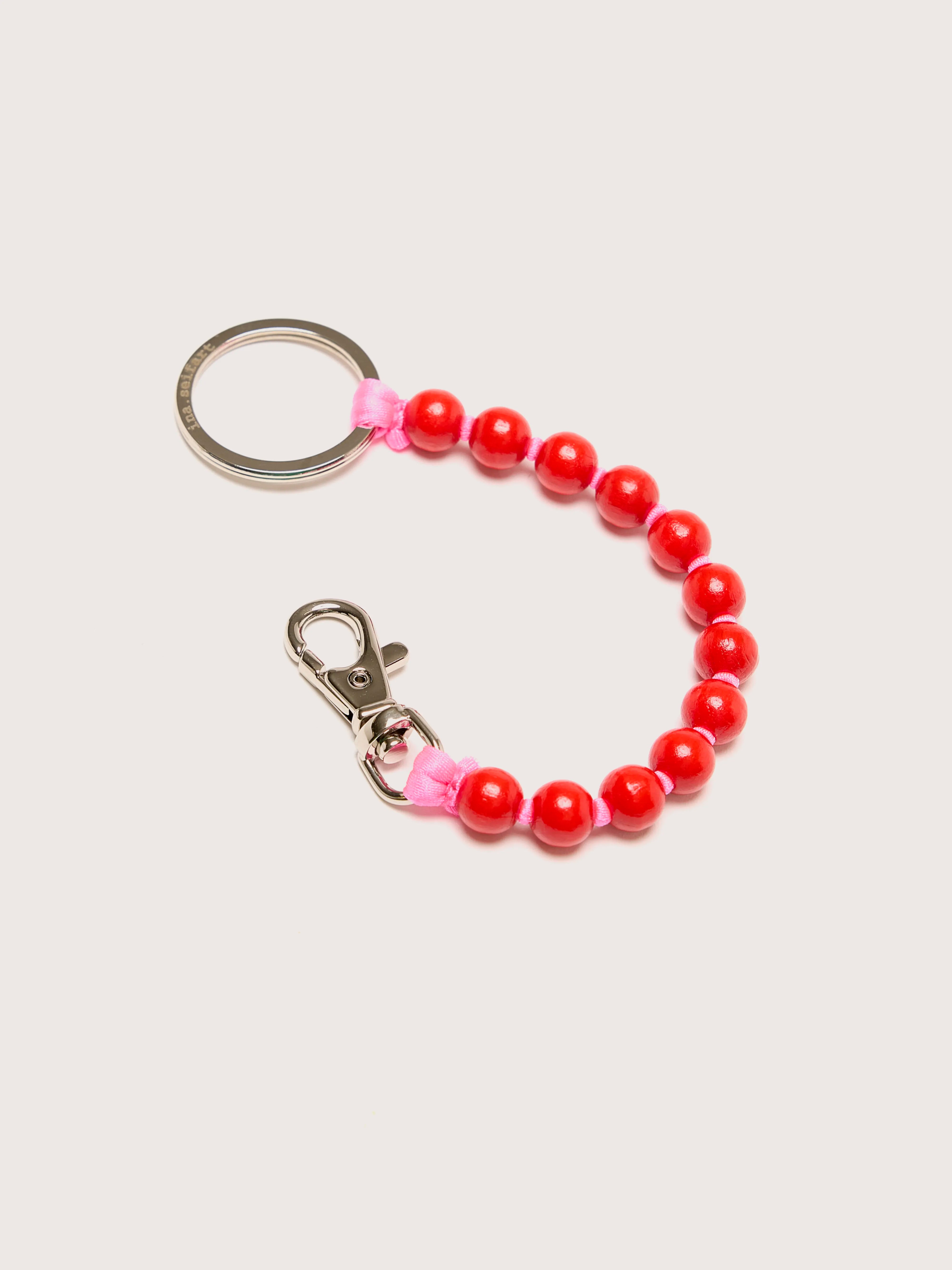 Perlen Short Keyholder (242 / W / RED)