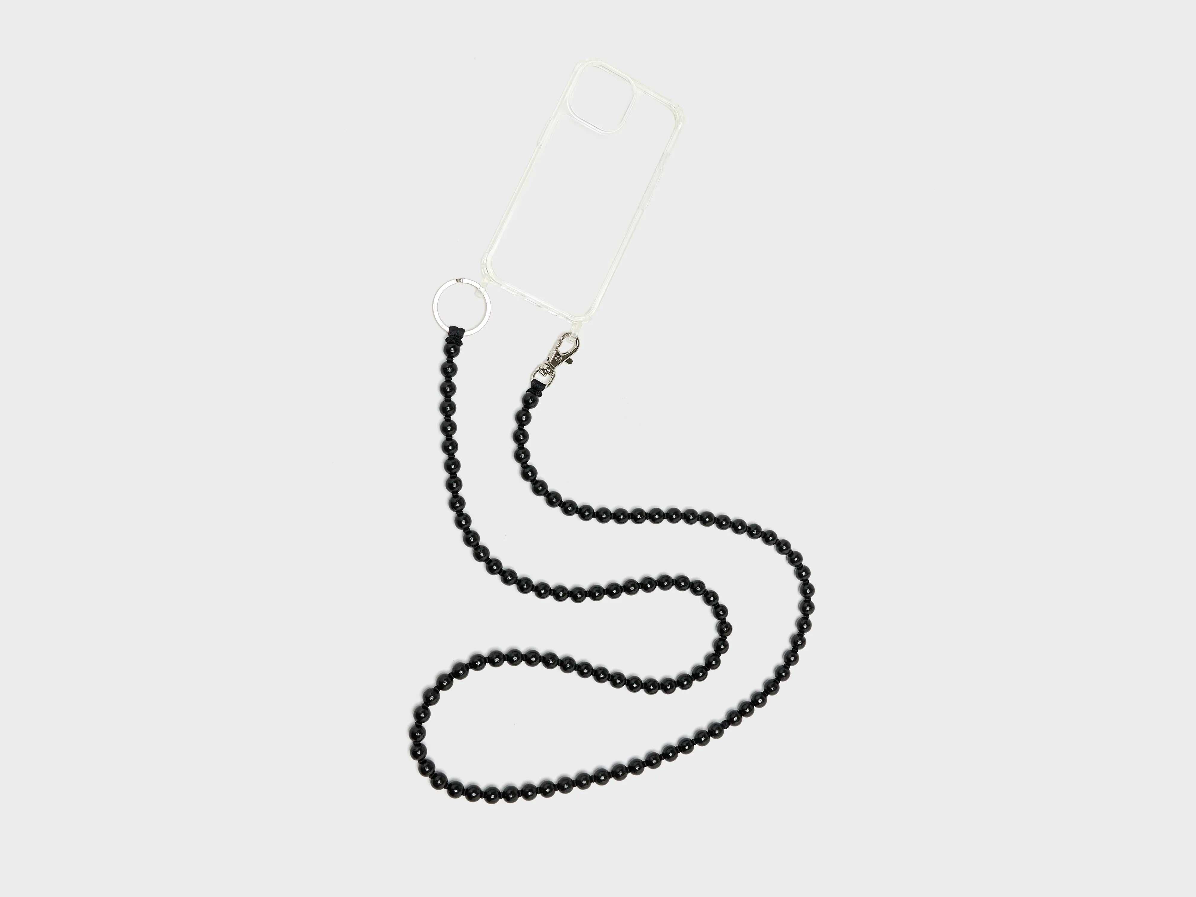 Handykette iPhone 14 Necklace  (251 / W / BLACK)