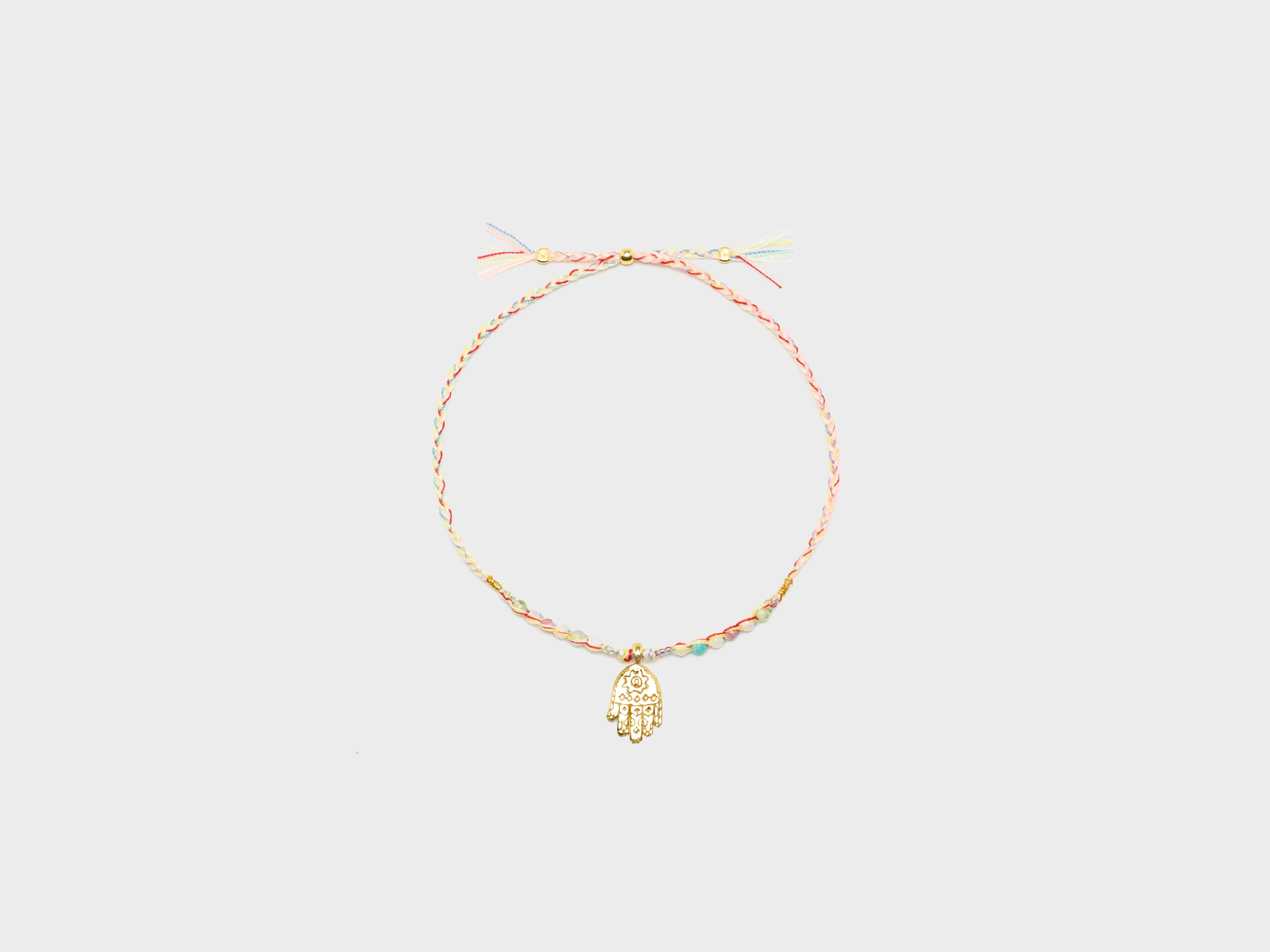 Hamsa Bracelet  (261 / W / MULTICOLOR)