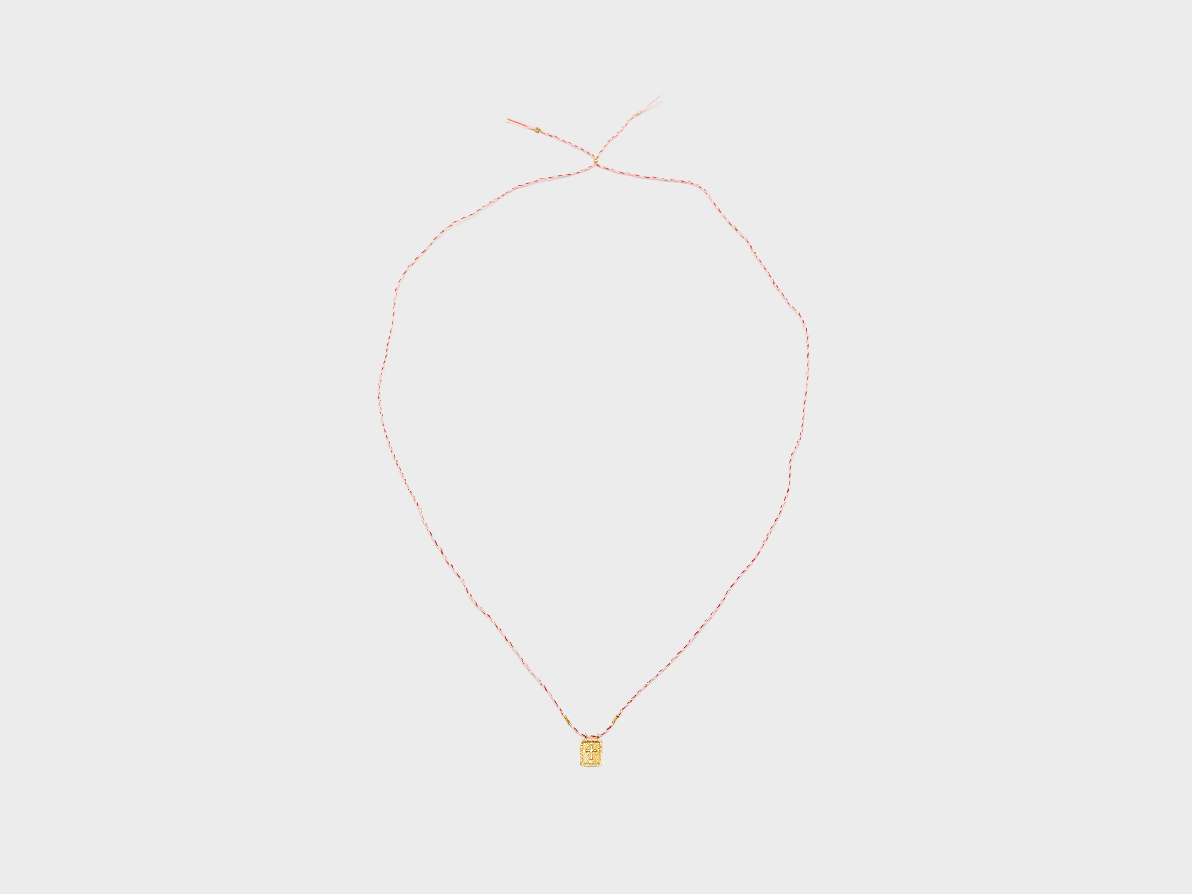 Escapular Necklace  (261 / W / RED)