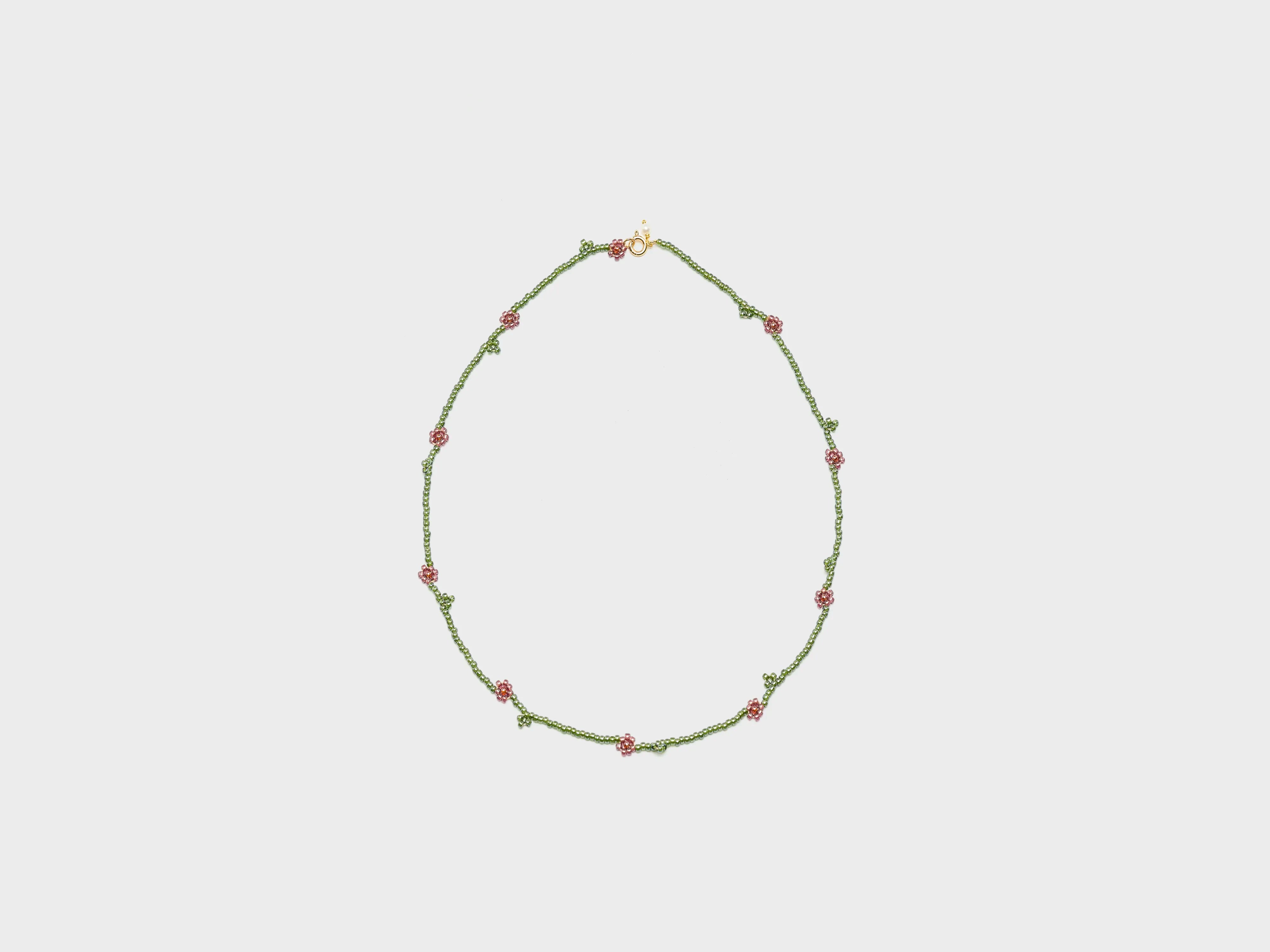 Fiori Full Flower Necklace  (261 / W / BRITISH KHAKI)