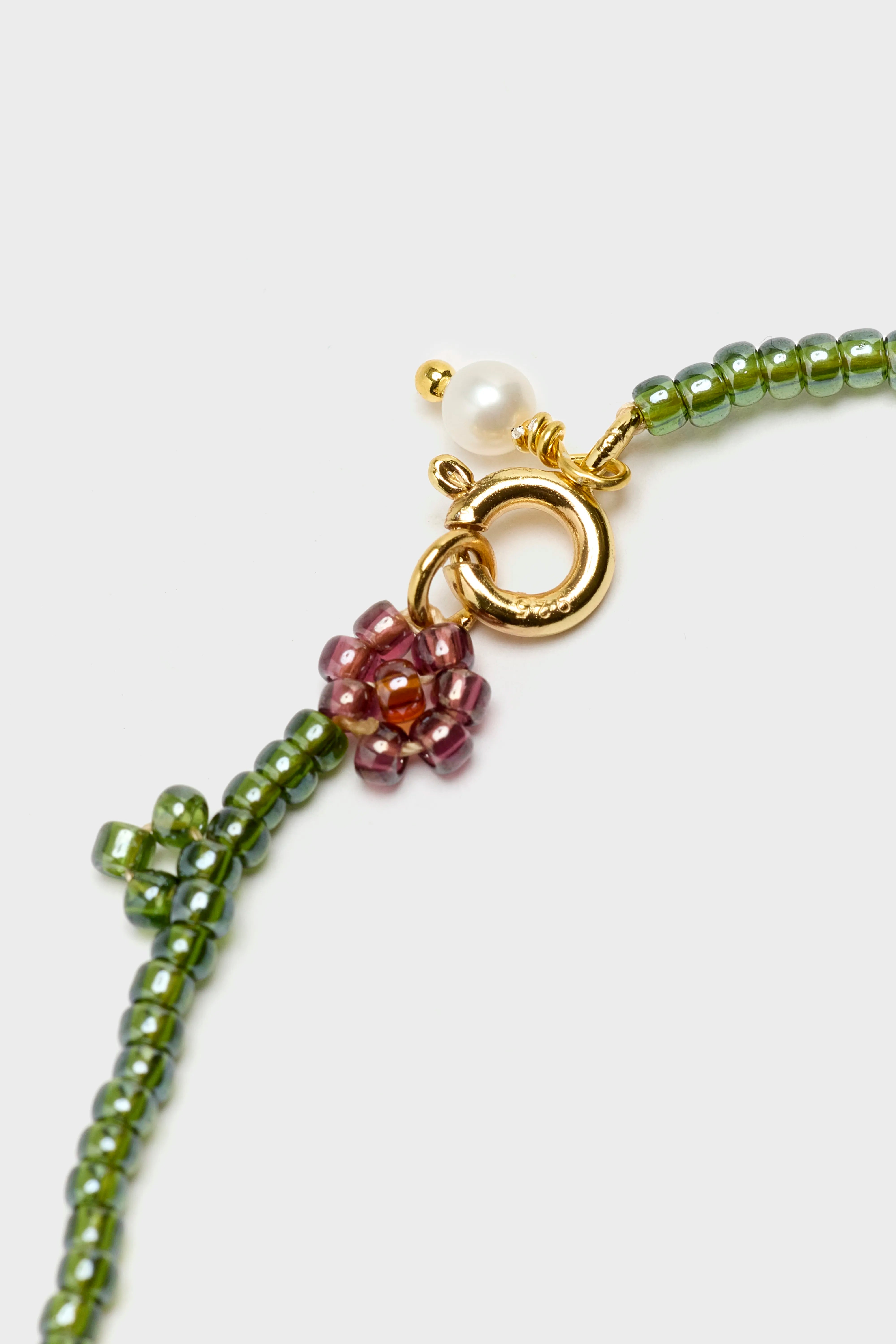 Fiori Full Flower Necklace  (261 / W / BRITISH KHAKI)