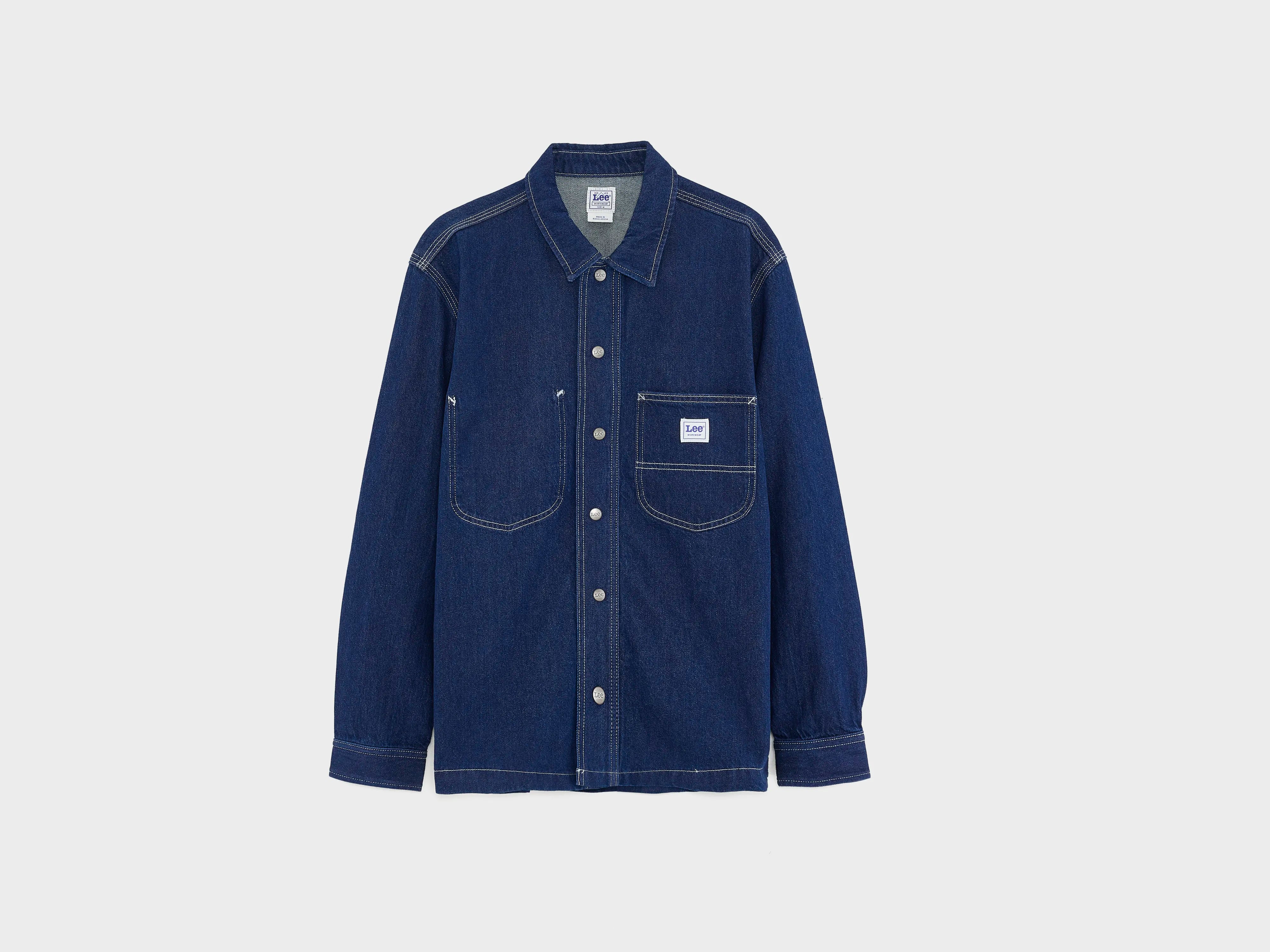 Relaxed Workwear Overshirt  (251 / M / BLUE)